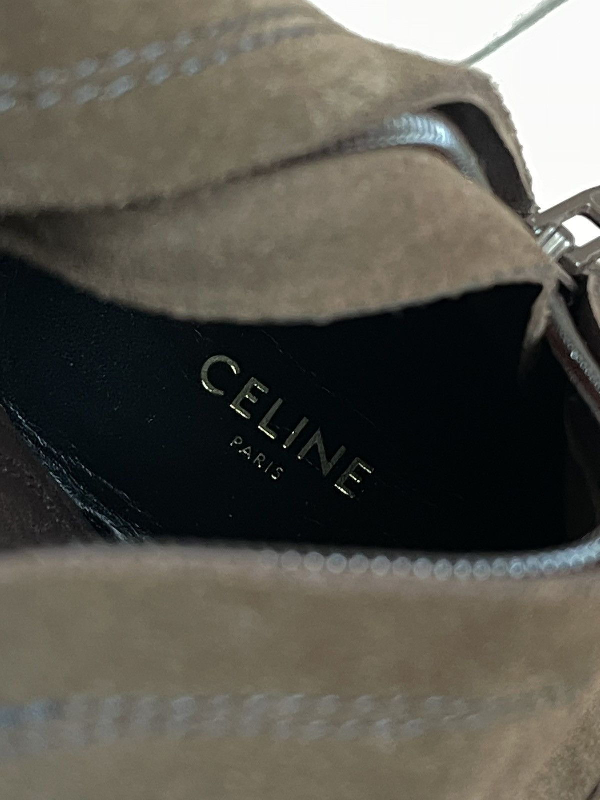 Celine Celine Marlou Suede/Leather over-the-knee Boots in Brown Size US 6 / IT 36 - 14 Thumbnail