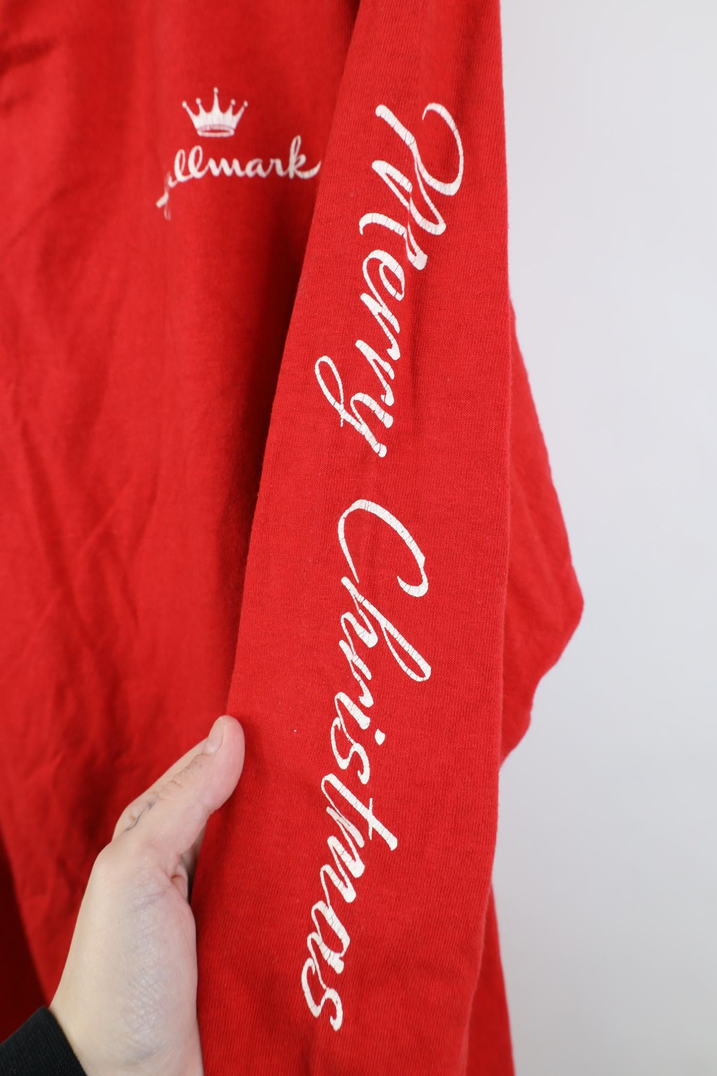 Vintage Vintage 90s Hallmark Merry Christmas Long Sleeve T-Shirt USA Size XL / US 12-14 / IT 48-50 - 6 Thumbnail