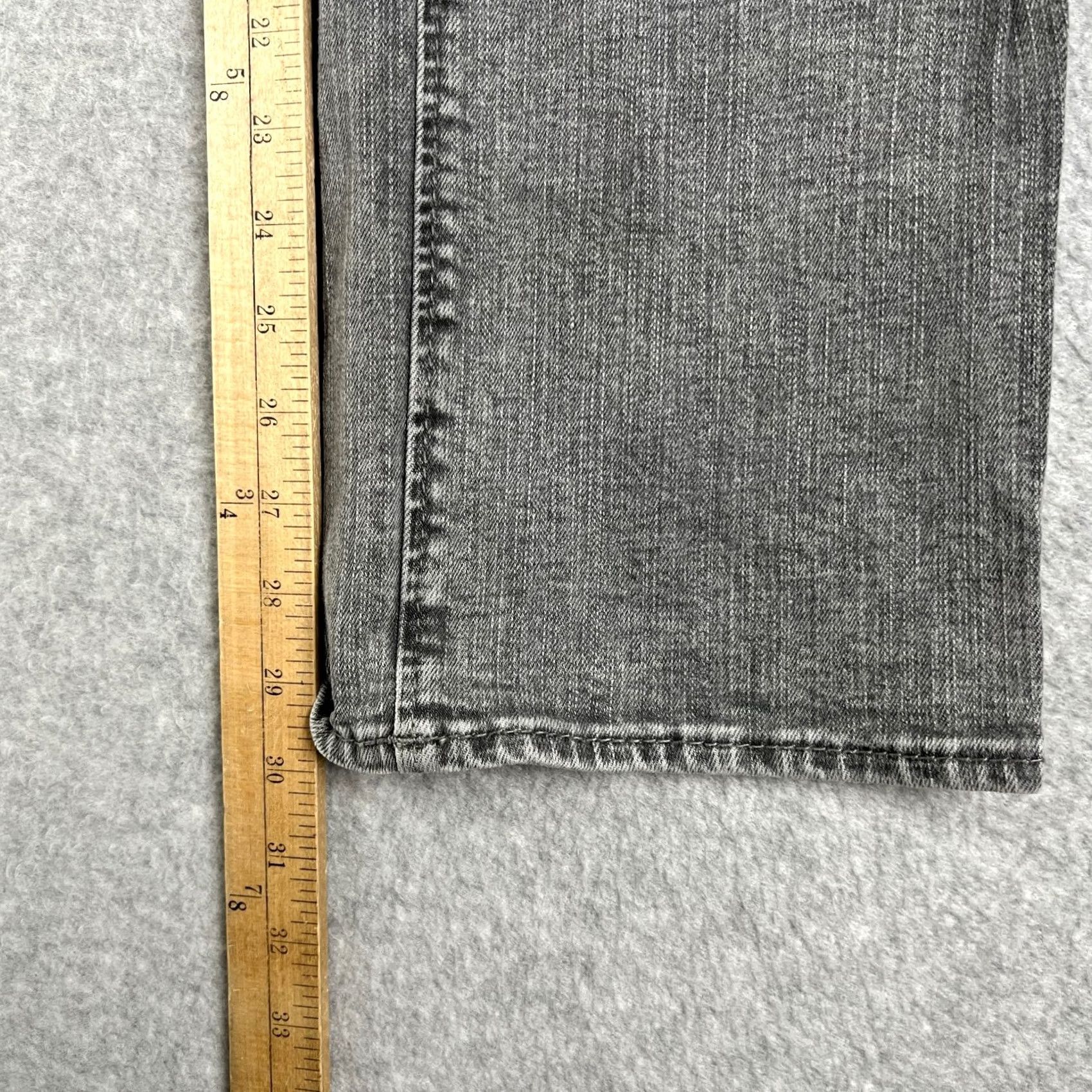Vintage Buckle BKE Jake Jeans Straight Stretch Denim 32x30 Mens Grey Pants Thick Stitch Size US 30 / EU 46 - 7 Thumbnail