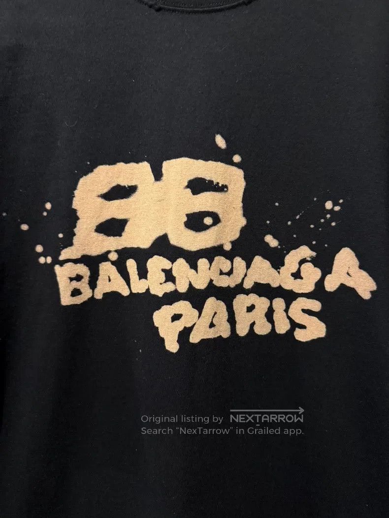 Balenciaga Balenciaga Letter printed short-sleeve T-shirt Size US XXS / EU 40 - 3 Thumbnail