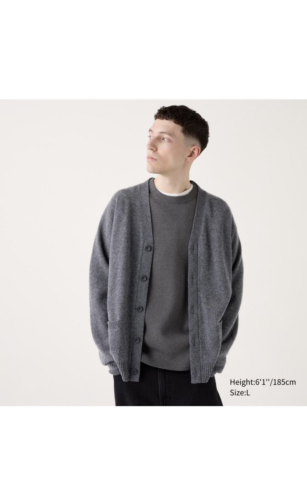Uniqlo Uniqlo Lambswool Cardigan Size US M / EU 48-50 / 2 - 5 Thumbnail