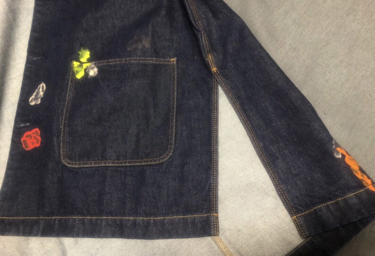 Acne Studios Acne studios Loose denim print jacket 2412-Nextarrow Size US M / EU 48-50 / 2 - 4 Thumbnail