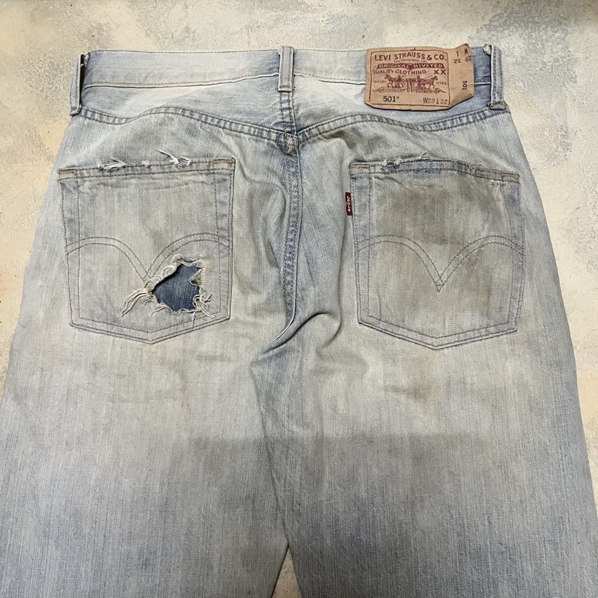Levi's Vintage Levi’s 501 Denim Pants Size US 29 - 16 Thumbnail