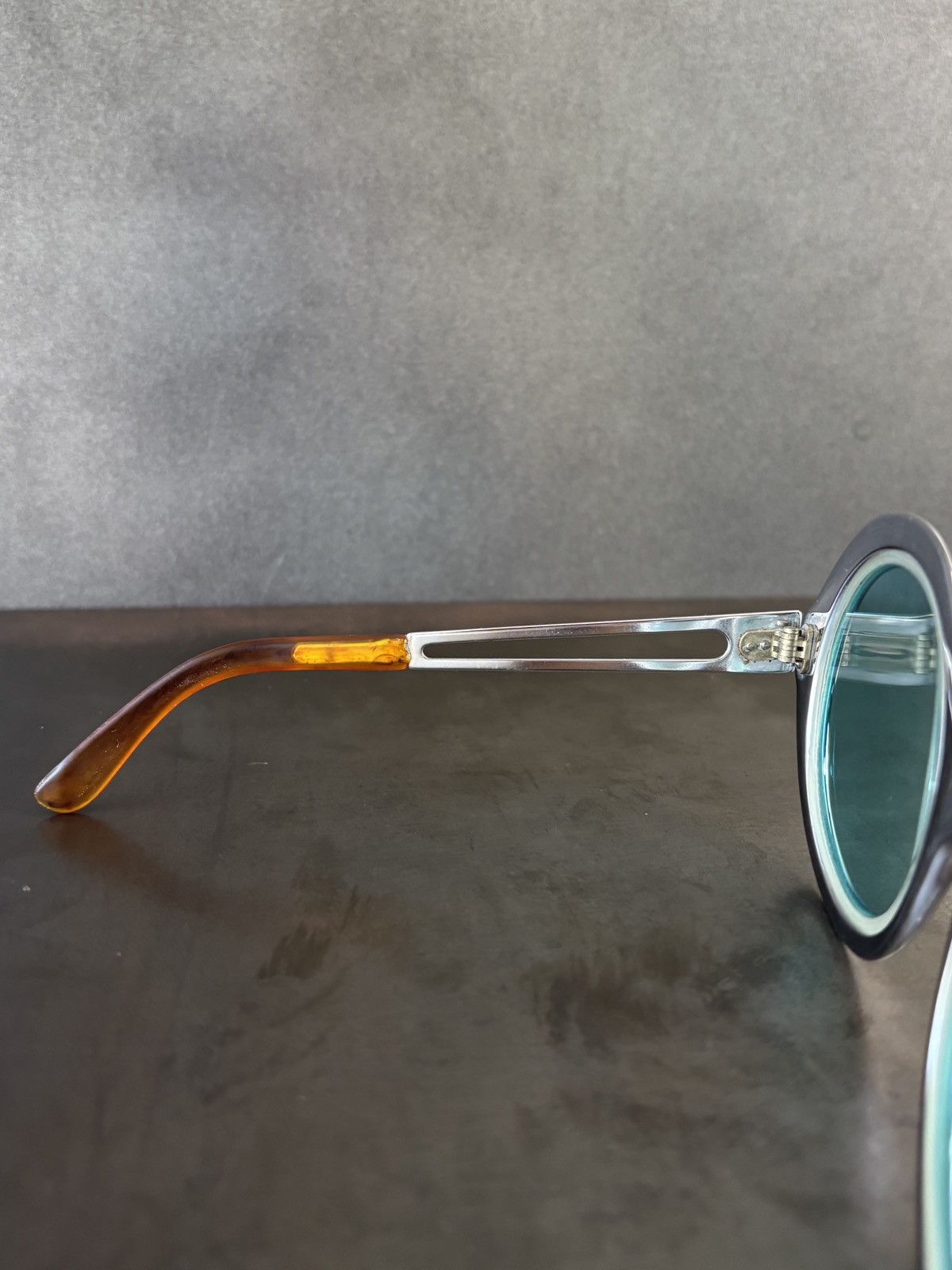 Vintage True Vintage Sunglasses Space Age Chrome Metal Oversized 60s Size ONE SIZE - 18 Thumbnail