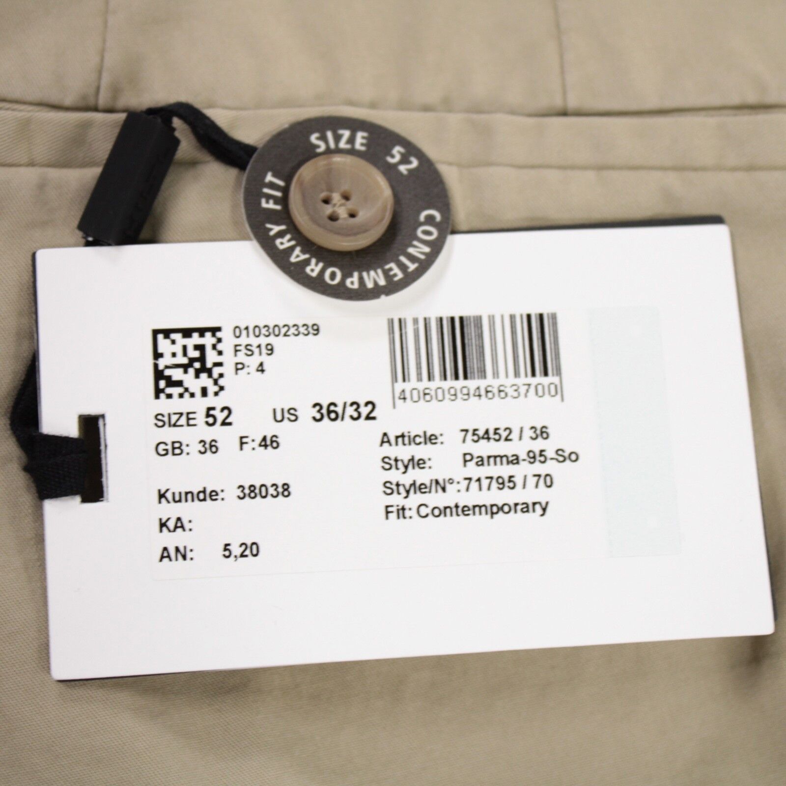 Hiltl Hiltl New with tags Chino Size 36 US In Beige Size US 36 / EU 52 - 5 Thumbnail
