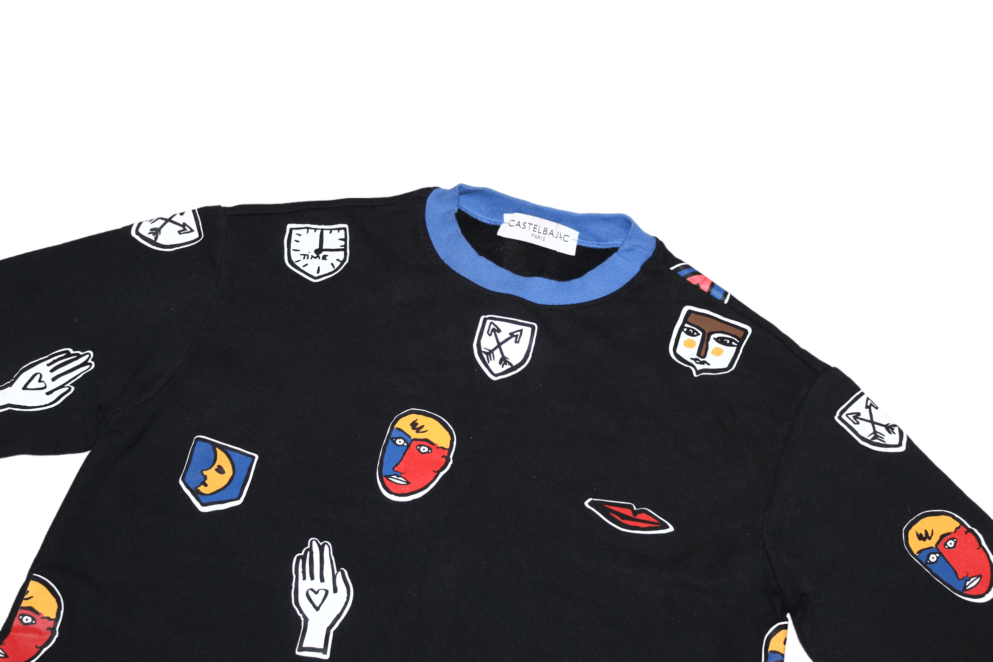 Jean Charles De Castelbajac Jean Charles Castelbajac Artwork All Over Print Sweatshirt Size US XL / EU 56 / 4 - 4 Thumbnail