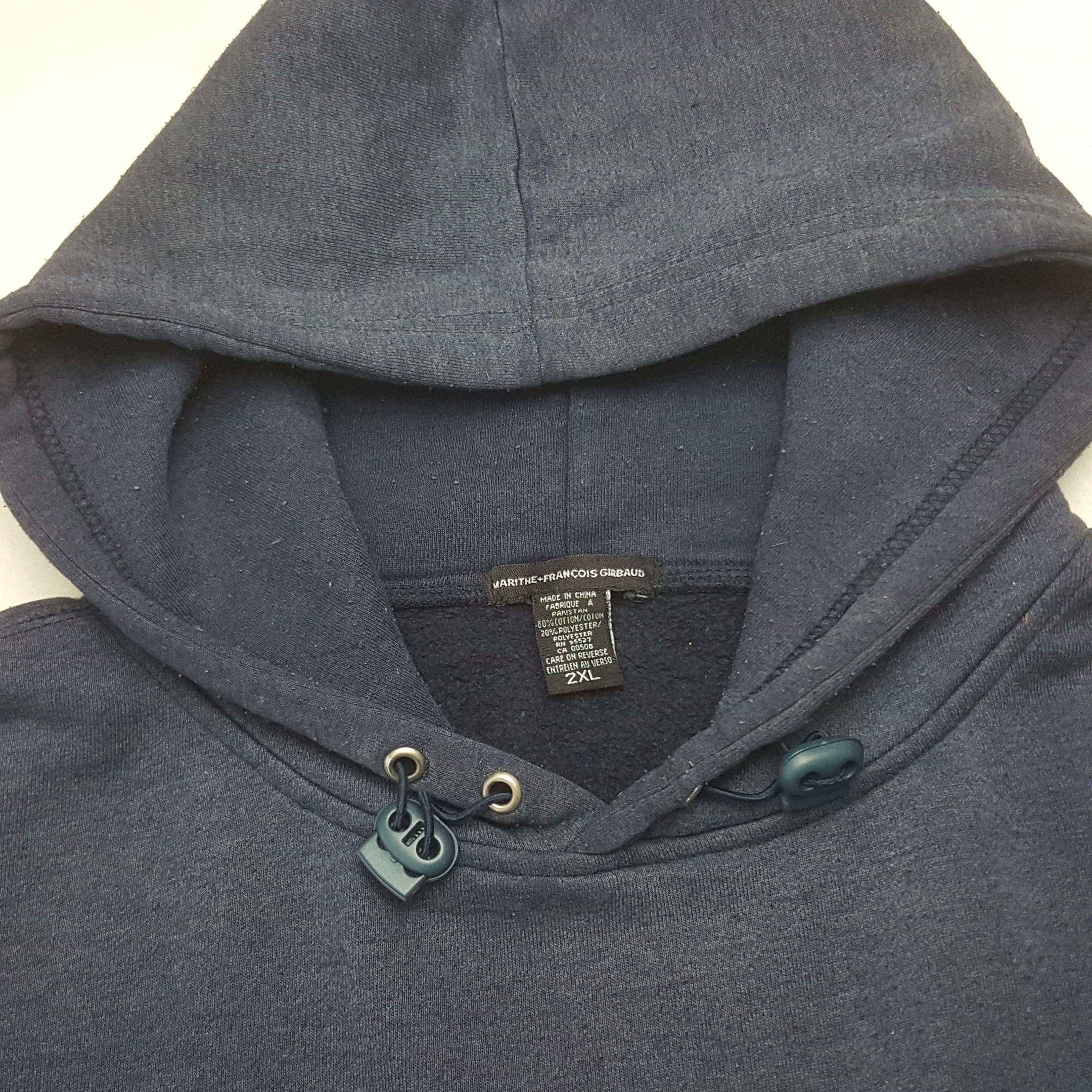 Marithe + Francois Girbaud Vintage Marithe Francois Girbaud Sweatshirt Hoodies Size US XXL / EU 58 / 5 - 4 Thumbnail