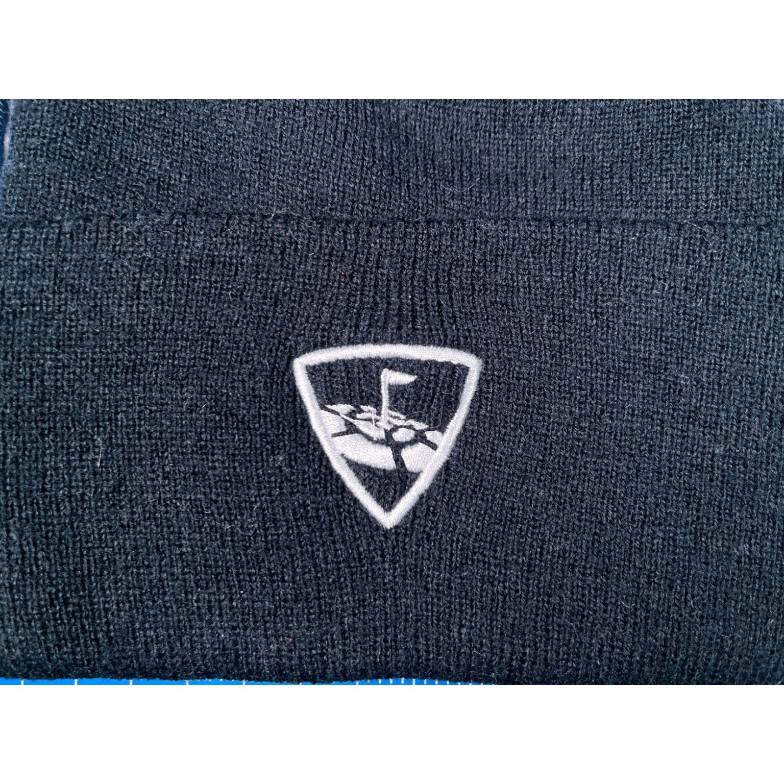 Vintage Yupoong Beanie Top Golf Adult One Size Black 100% Acrylic Knit Embroidered Hat/Cap Mens Winter Outdoor Ski Logo Size US M / EU 48-50 / 2 - 2 Thumbnail