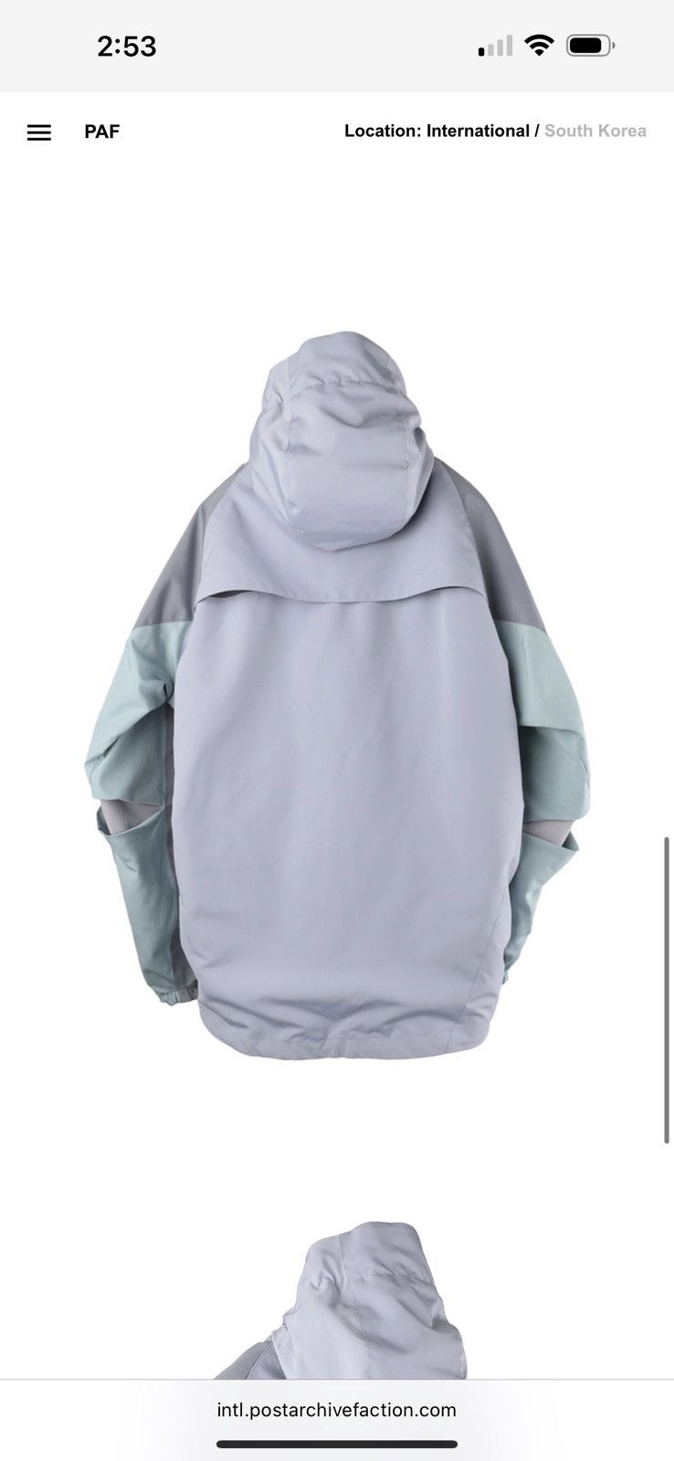 POST ARCHIVE FACTION (PAF) PAF 3.0 Technical Jacket Center Size US M / EU 48-50 / 2 - 4 Thumbnail