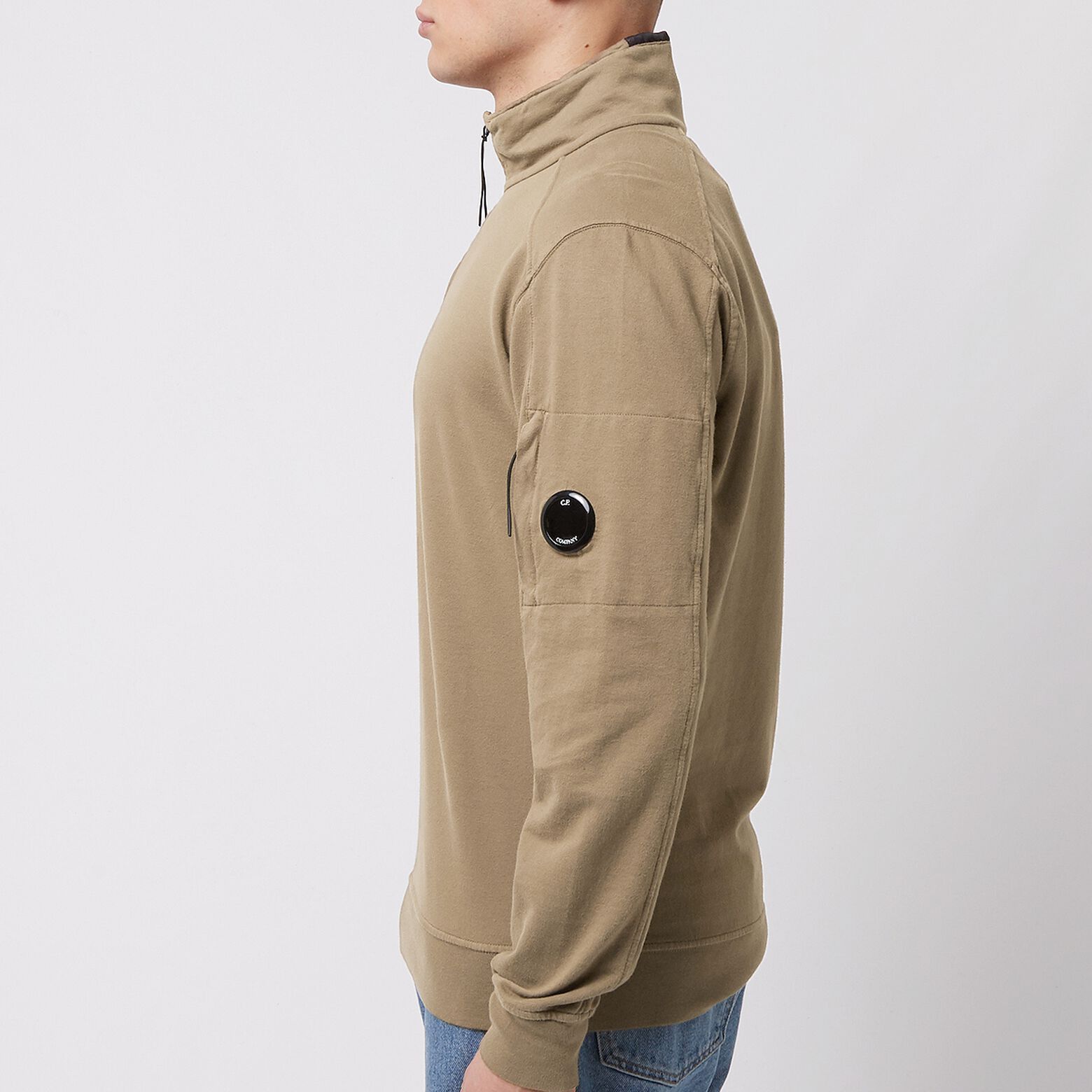C.P. Company o1y1224 Turtleneck Sweatshirt in Khaki Size US XS / EU 42 / 0 - 3 Thumbnail