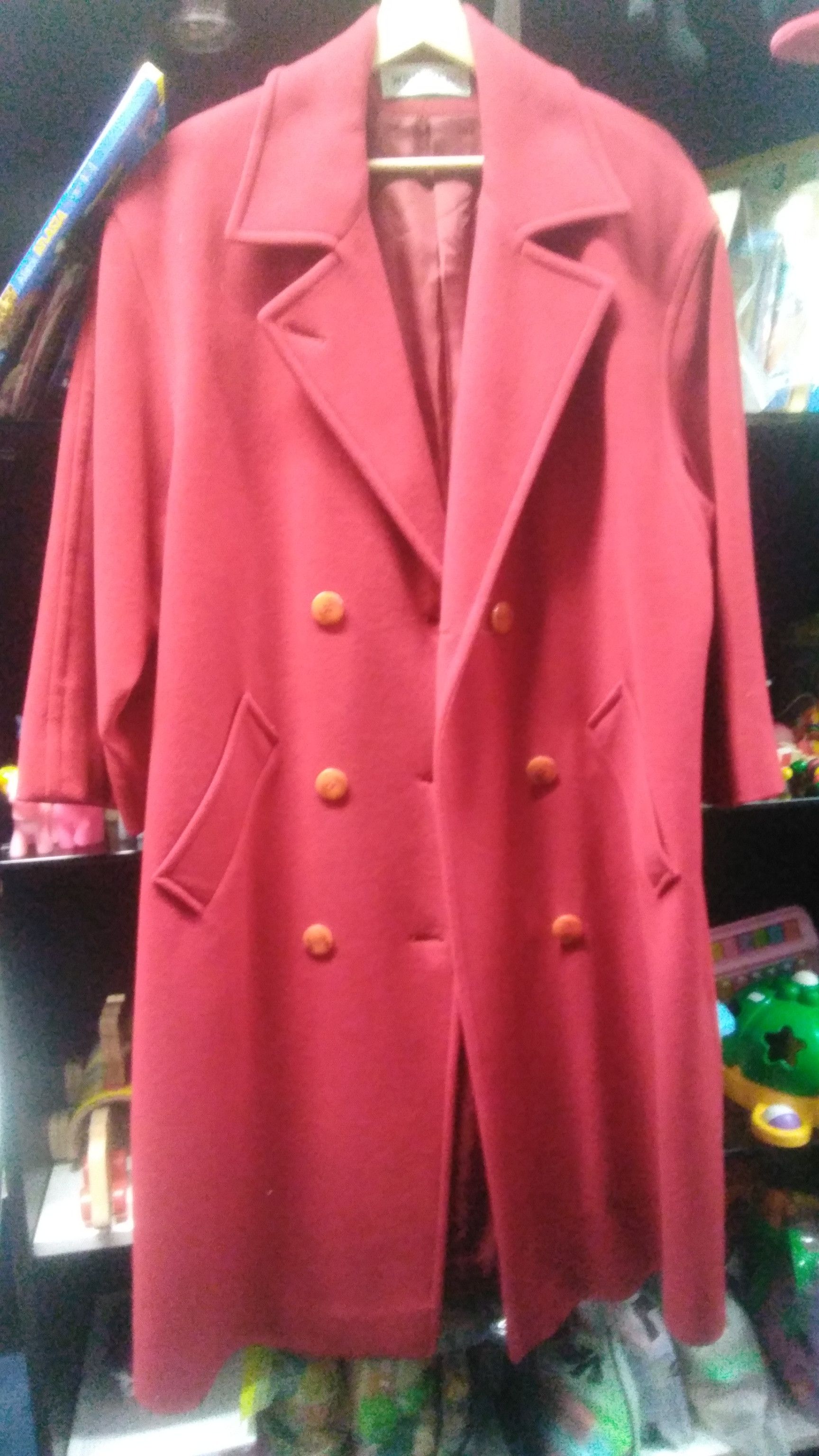 Vintage Woolen coat Size L / US 10 / IT 46 - 2 Thumbnail