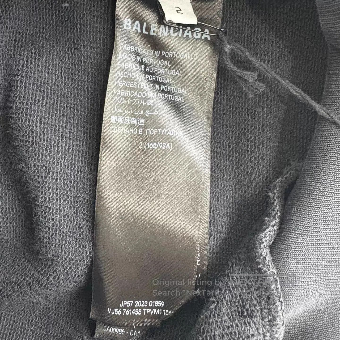 Balenciaga Black Paris Sunset Eiffel Tower Hoodie. Size US M / EU 48-50 / 2 - 4 Thumbnail