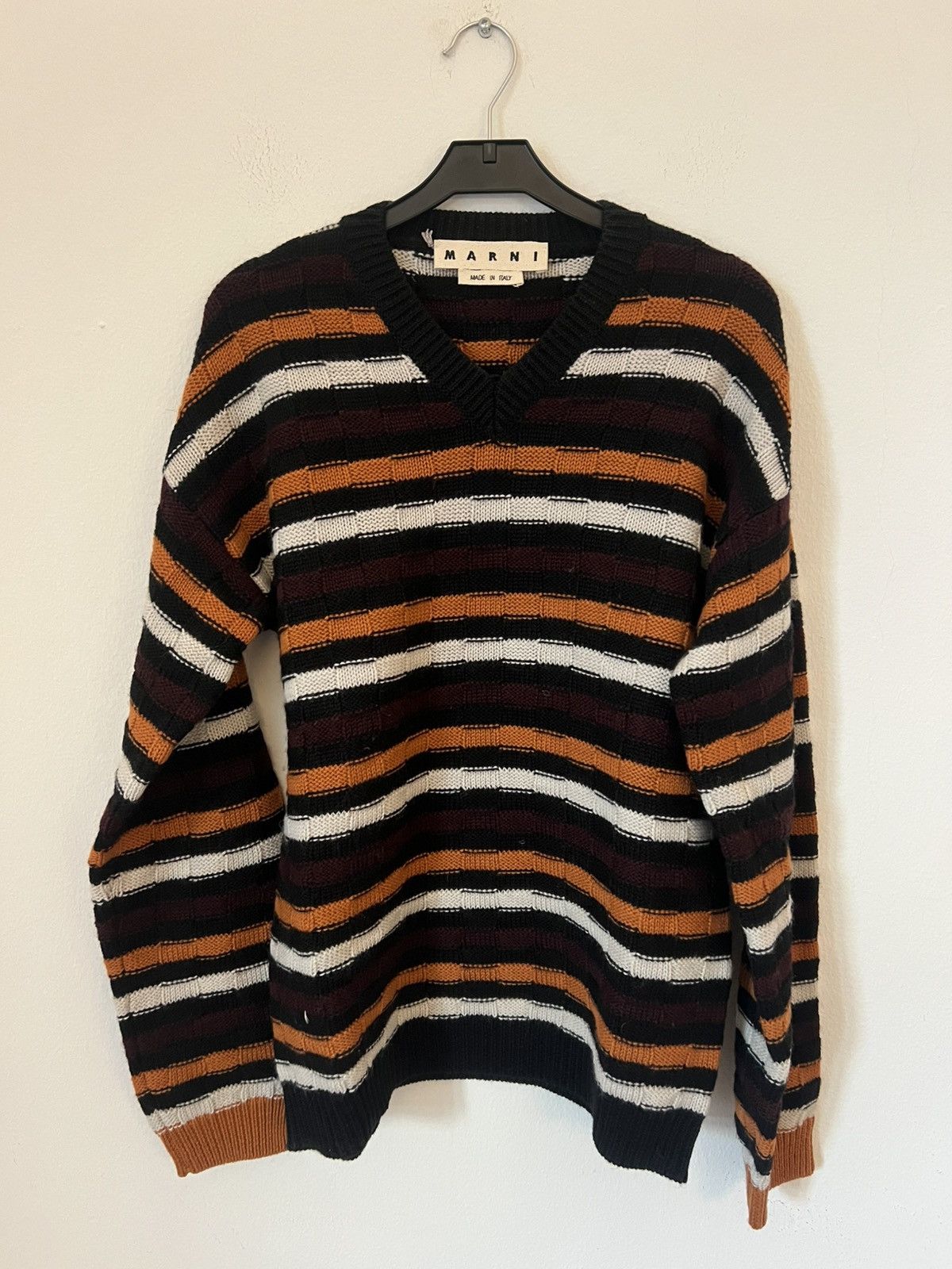 Marni Marni multicolour sweater Size US S / EU 44-46 / 1 - 1 Thumbnail