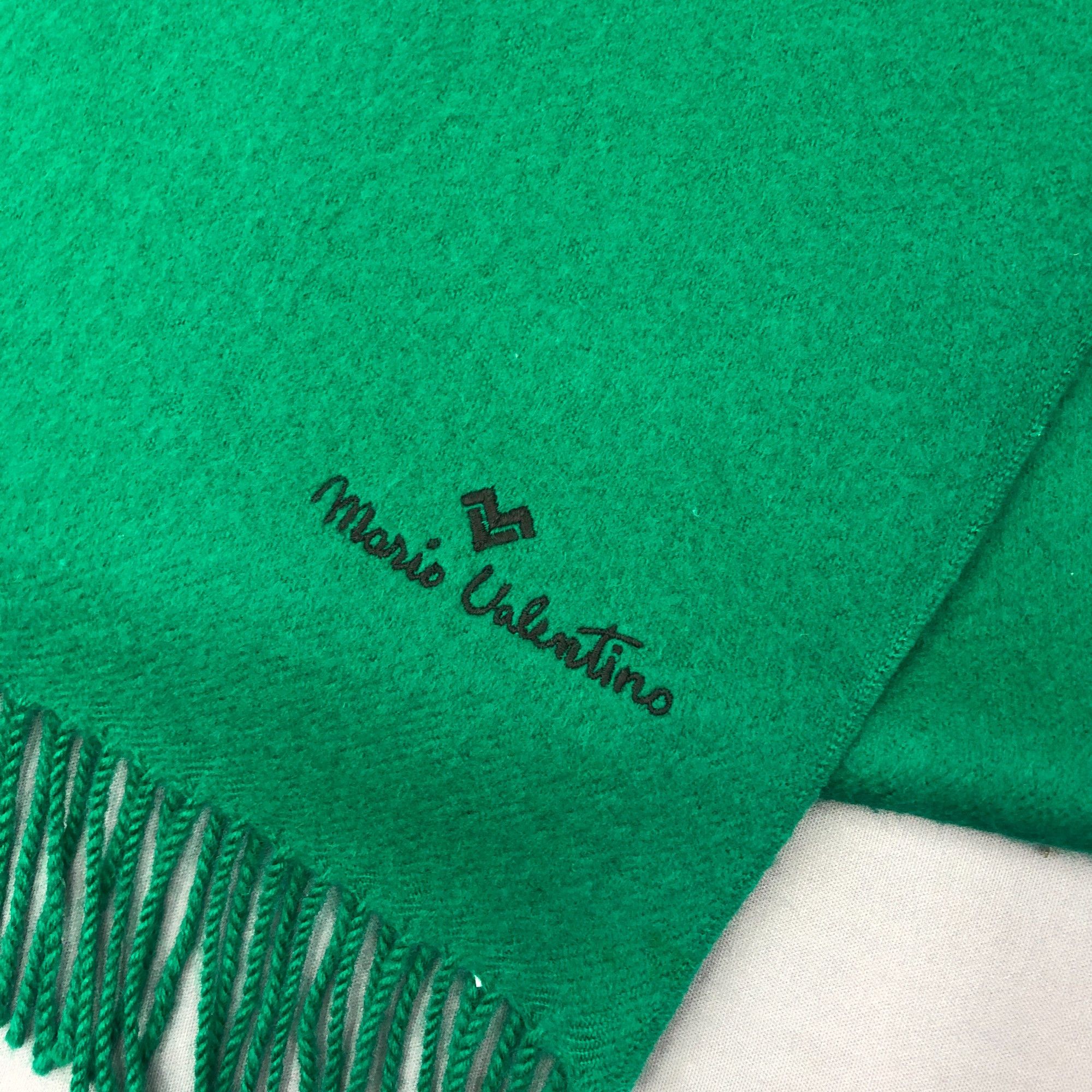 Mario Valentino Vintage Mario Valentino Scarf Muffler Wool Winter Scarves Size ONE SIZE - 4 Thumbnail