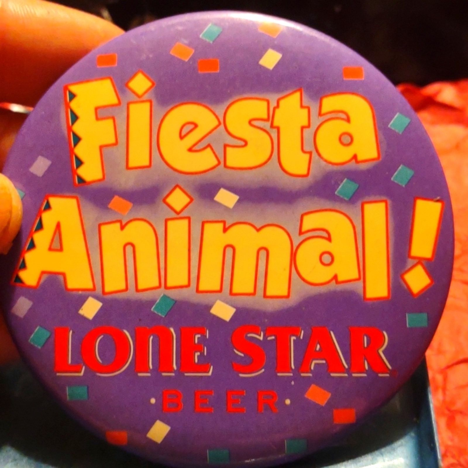 Vintage Lone Star beer vintage Pinback~VERY OLD Size ONE SIZE - 1 Preview