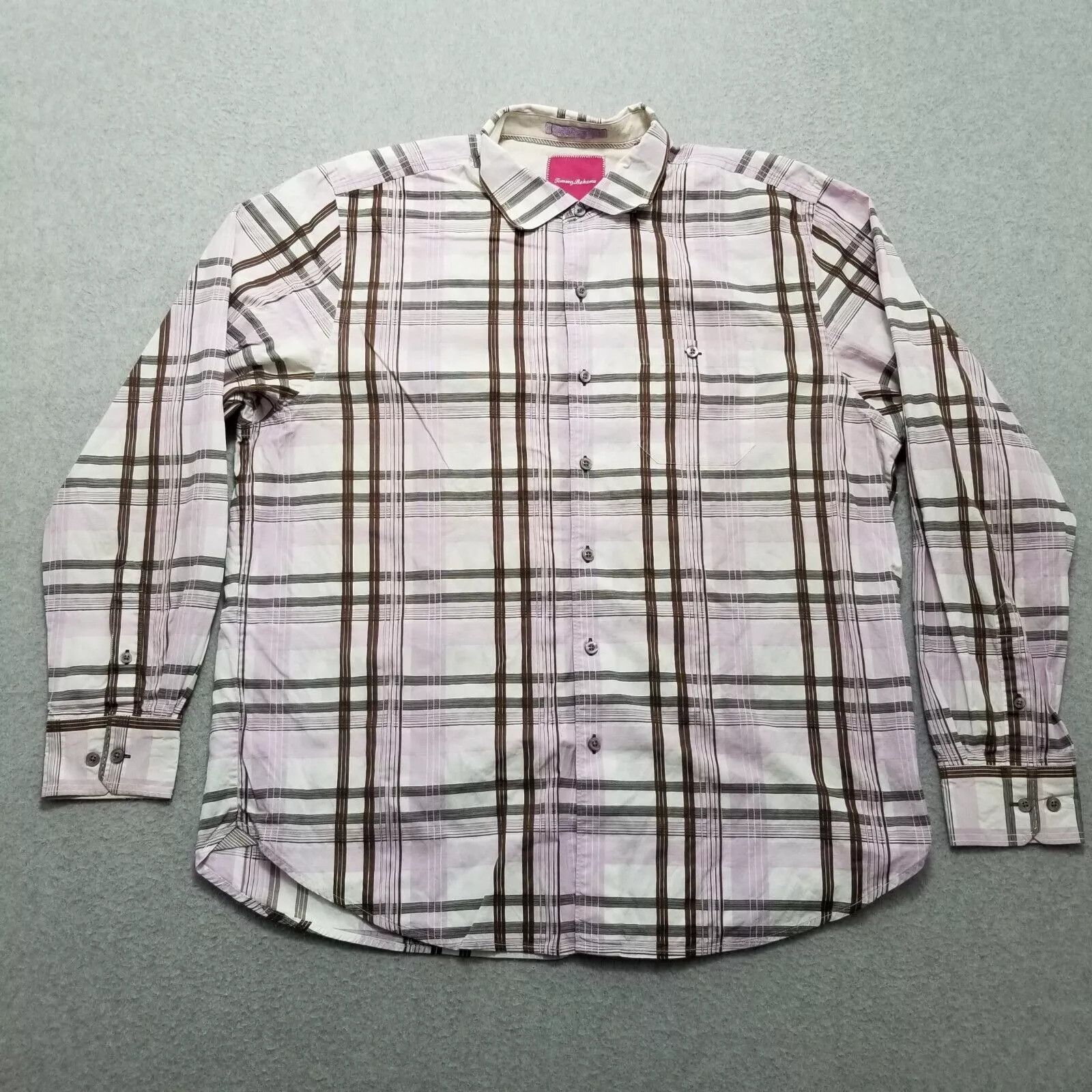 Tommy Bahama Tommy Bahama Shirt Mens XL Plaid Button Up Long Sleeve Size US XL / EU 56 / 4 - 1 Thumbnail