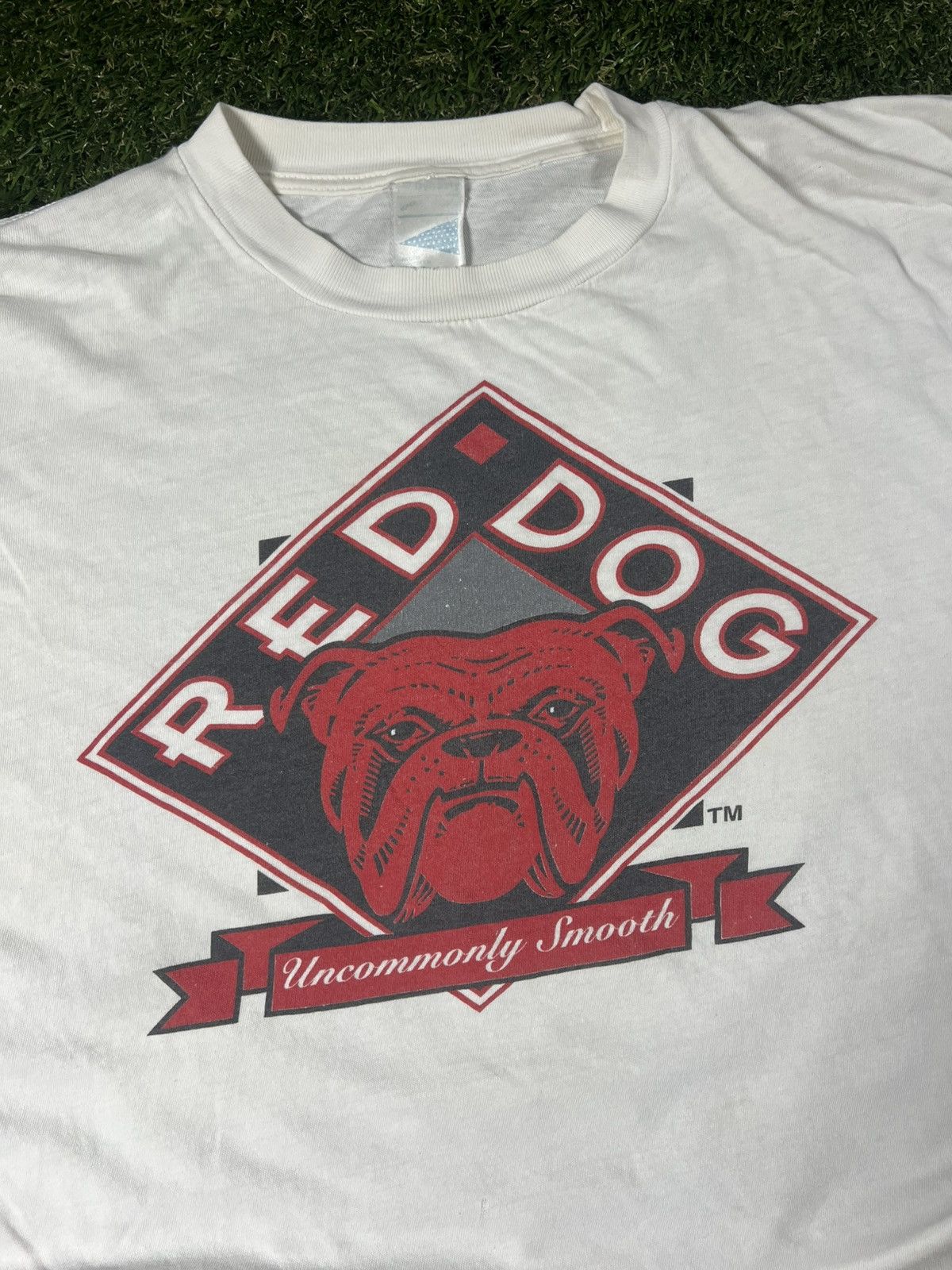 Vintage Vintage 90’s Faded Red Dog Lager Beer Promo Boxy Tee Size US XXL / EU 58 / 5 - 2 Thumbnail
