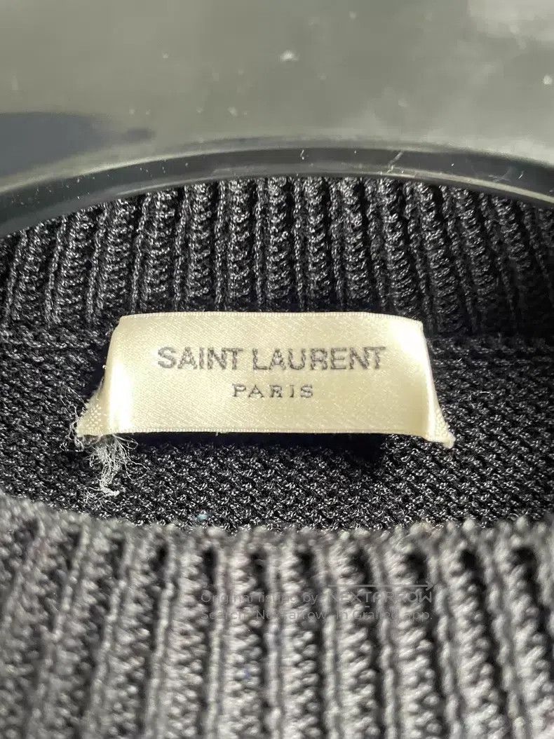 Saint Laurent Paris Saint Laurent Paris Ethnic Knit Shoulder Sleeve Top Size US XS / EU 42 / 0 - 5 Thumbnail