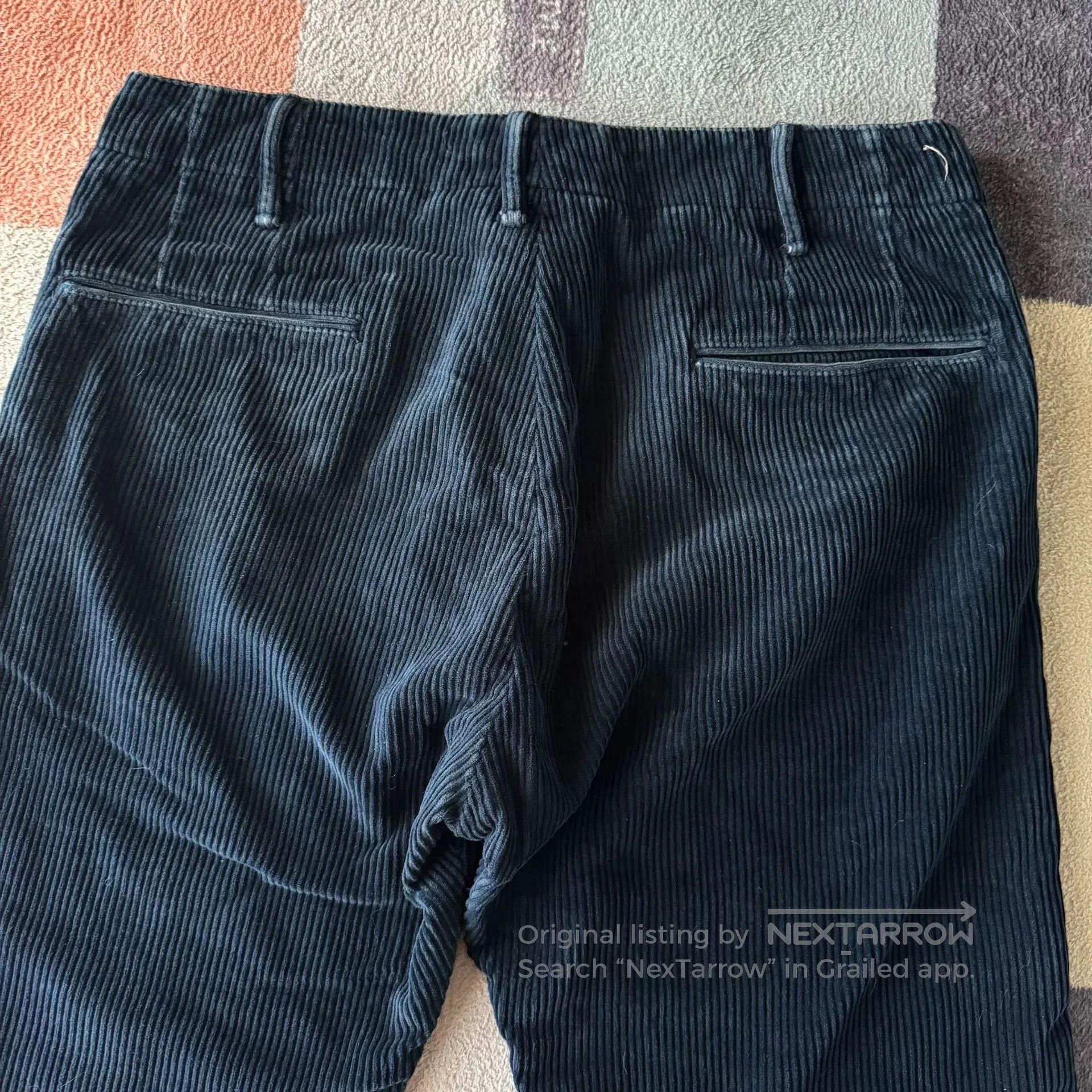 RRL Ralph Lauren RRL Indigo Dyed Corduroy Pants. Size US 30 / EU 46 - 6 Thumbnail