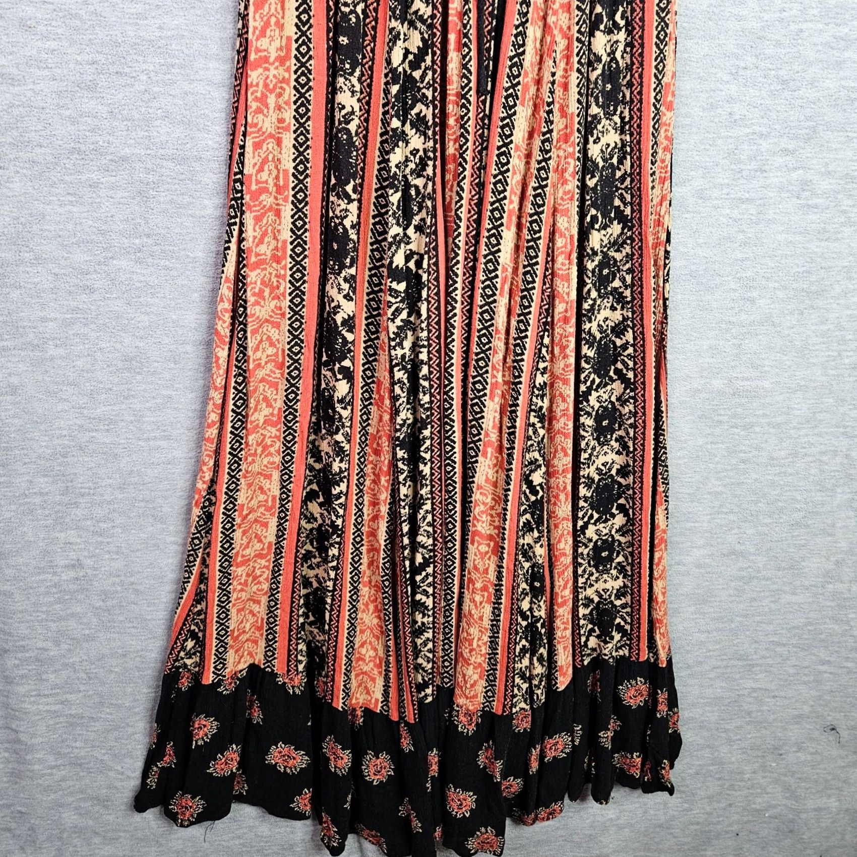 Free People Free People Maxi Women’s Dress Size 0 Colorful Multicolor A-Line Sleeveless Round Neck Casual 4 Seasons Womens Size XS / US 0-2 / IT 36-38 - 3 Thumbnail