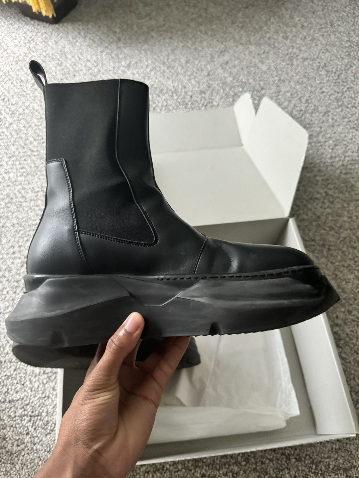Rick Owens Drkshdw Rick Owen’s Drkshdw Beetle boot Size US 10 / EU 43 - 7 Thumbnail