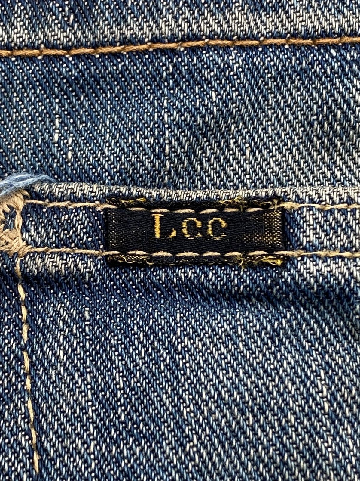 Lee Vtg Lee Half Selvedge Distressed Denim Mud Wash🇯🇵 Size US 32 / EU 48 - 10 Thumbnail