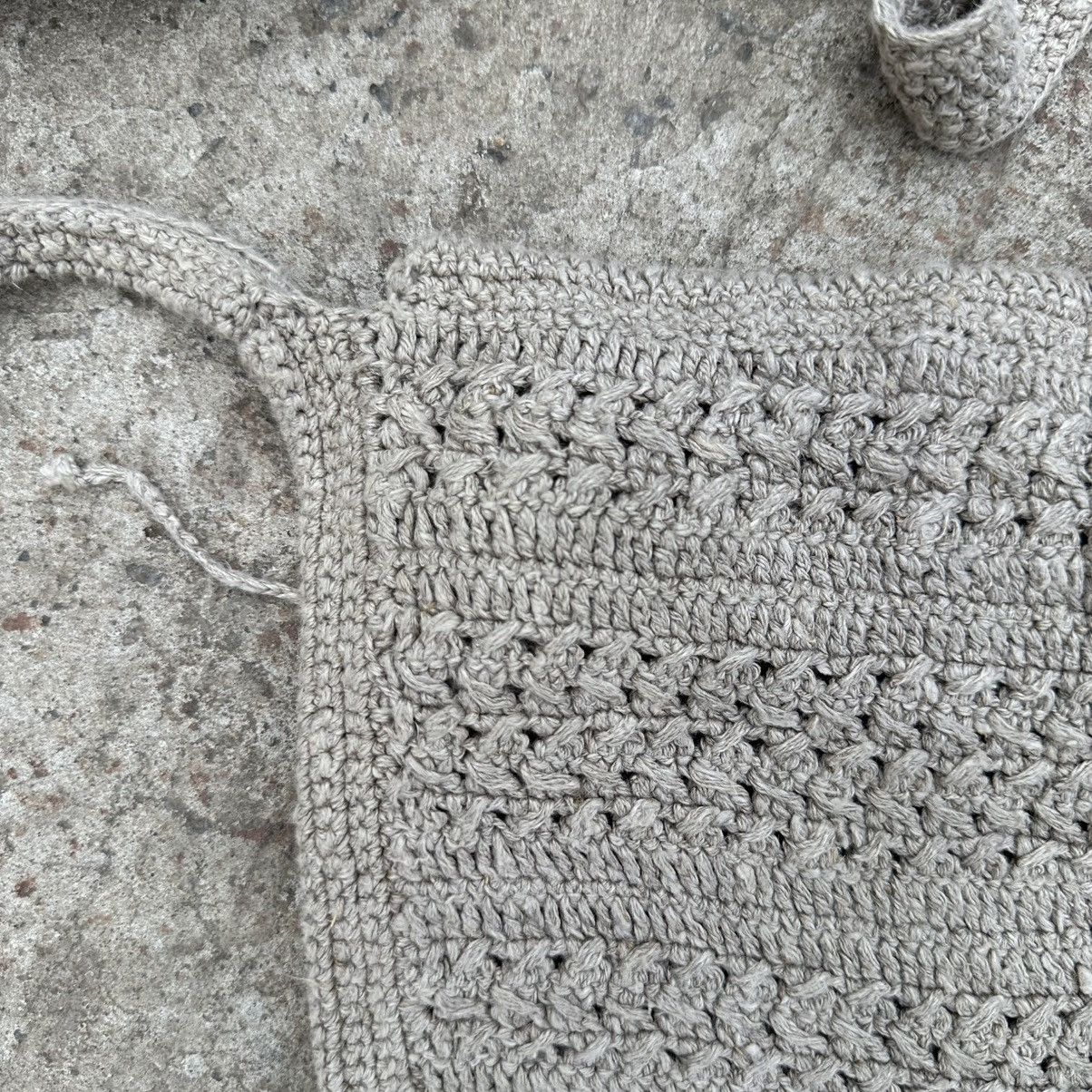 Hypebeast × Le Grande Bleu (L.G.B.) Vintage Japanese Style Knit Custom Bag Grunge Avantgarde Y2K Size ONE SIZE - 7 Thumbnail
