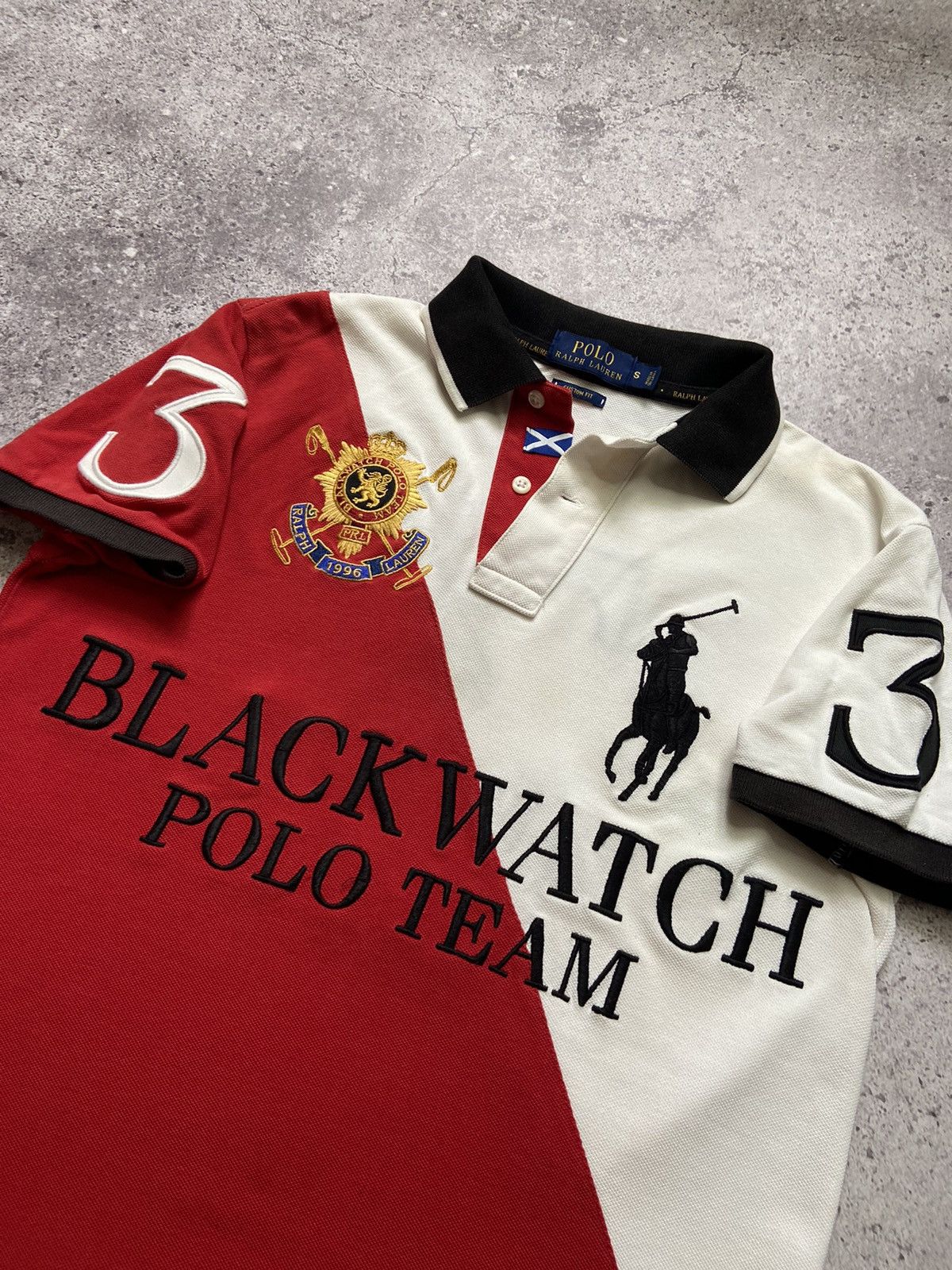 Polo Ralph Lauren Polo Ralph Lauren Blackwatch Polo Shirt Red Tee Size US S / EU 44-46 / 1 - 2 Thumbnail