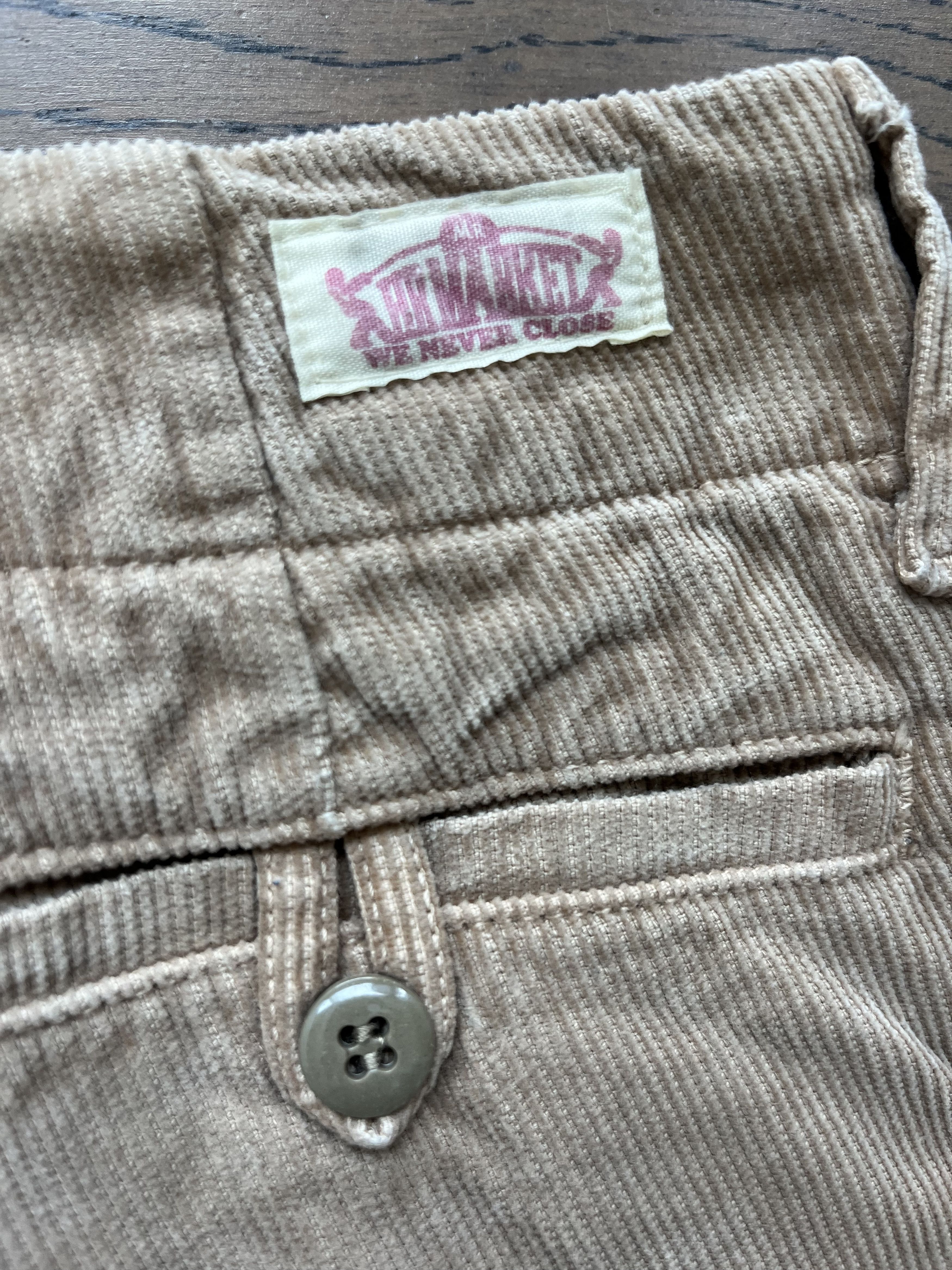 HOLLYWOOD RANCH MARKET Hollywood Ranch Market HRM Mens Brown Cotton Corduroy Pants Size US 30 / EU 46 - 17 Thumbnail