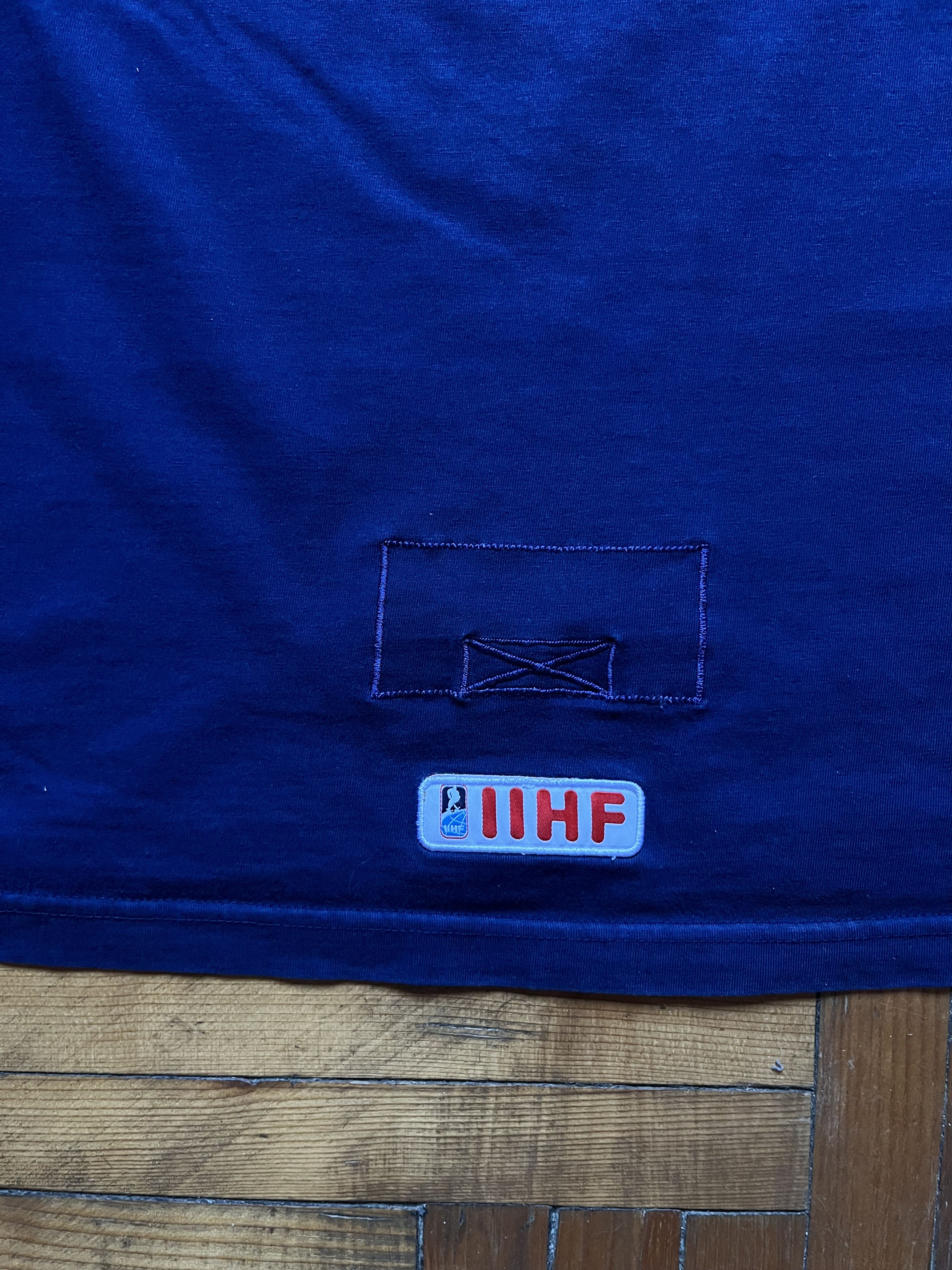 Nike Vintage Nike USA Hockey 90's IIHF Blue Longsleeve Tee Size US M / EU 48-50 / 2 - 7 Thumbnail