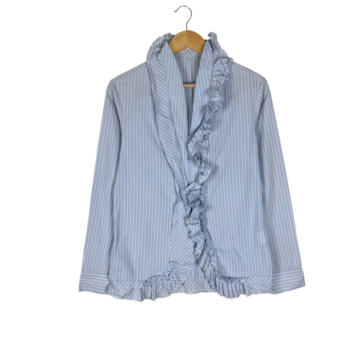 Yohji Yamamoto ☀️YOHJI YAMAMOTO Y’S ASYMMETRIC STRIPED SHIRTS Size M / US 6-8 / IT 42-44 - 2 Thumbnail