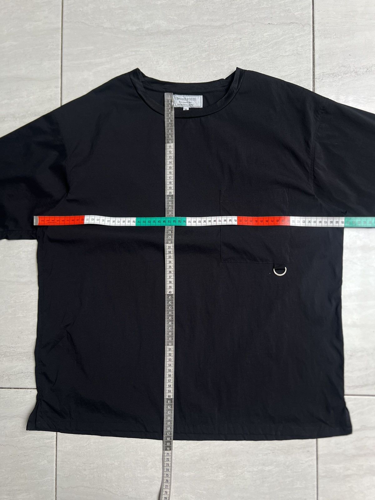 Other TIMBRE POSTE Black Boxy T-shirt Size US L / EU 52-54 / 3 - 2 Thumbnail