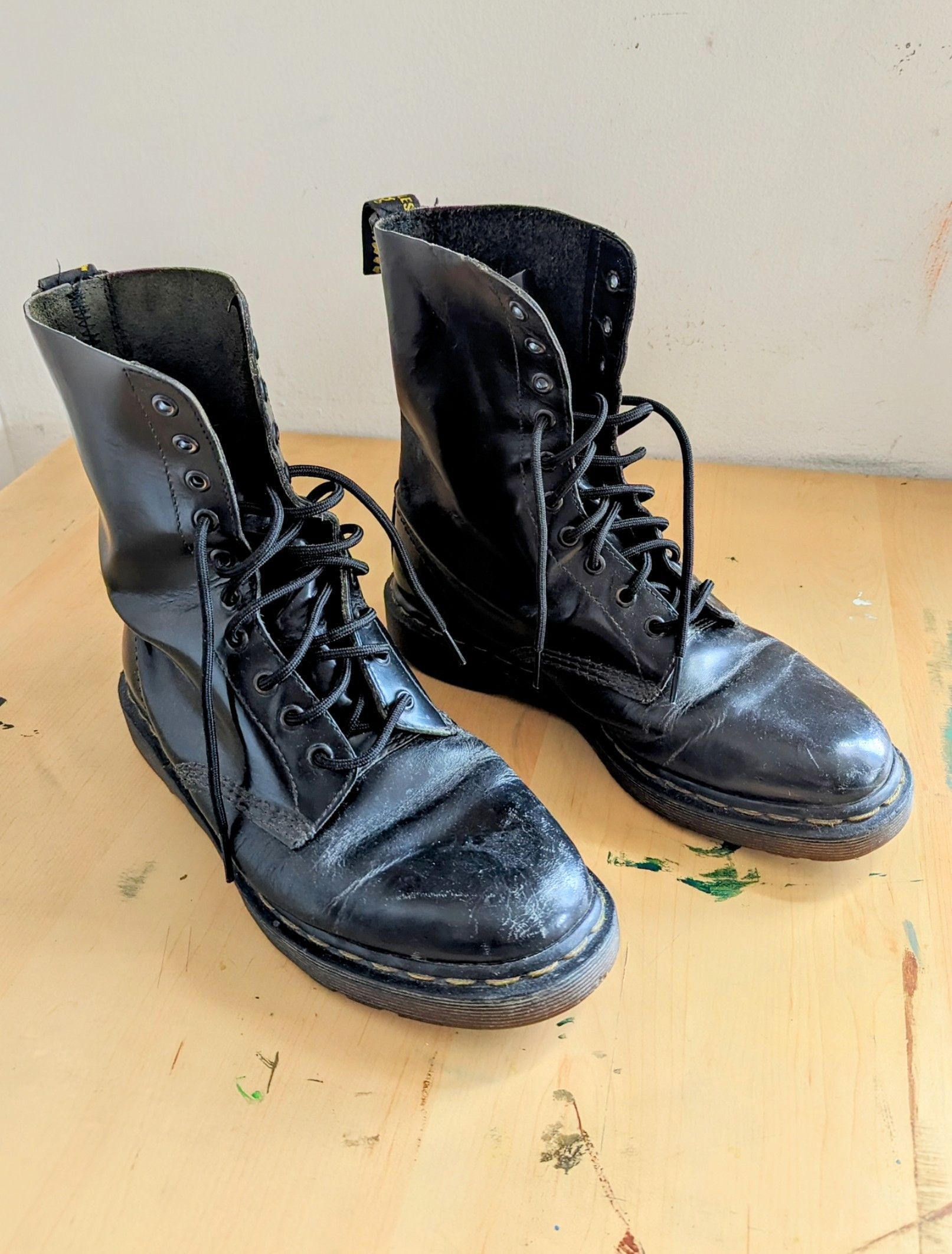 Dr. Martens Vintage Vintage 90s Made in England 10 eye Doc Martens boots Grailed