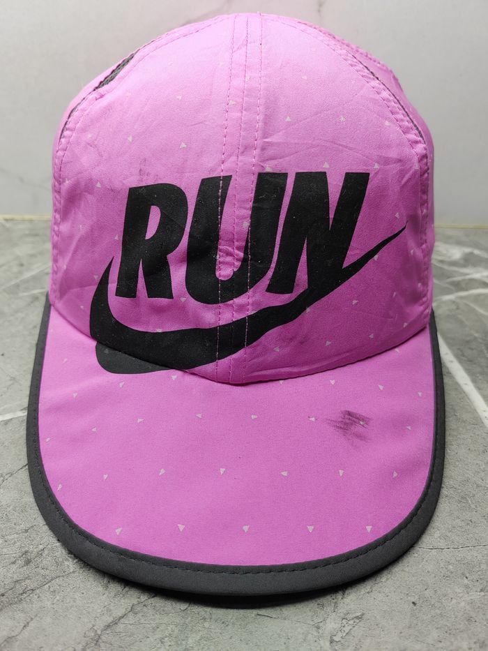 Nike Vintage Nike Running Cap Hat Size ONE SIZE - 2 Thumbnail