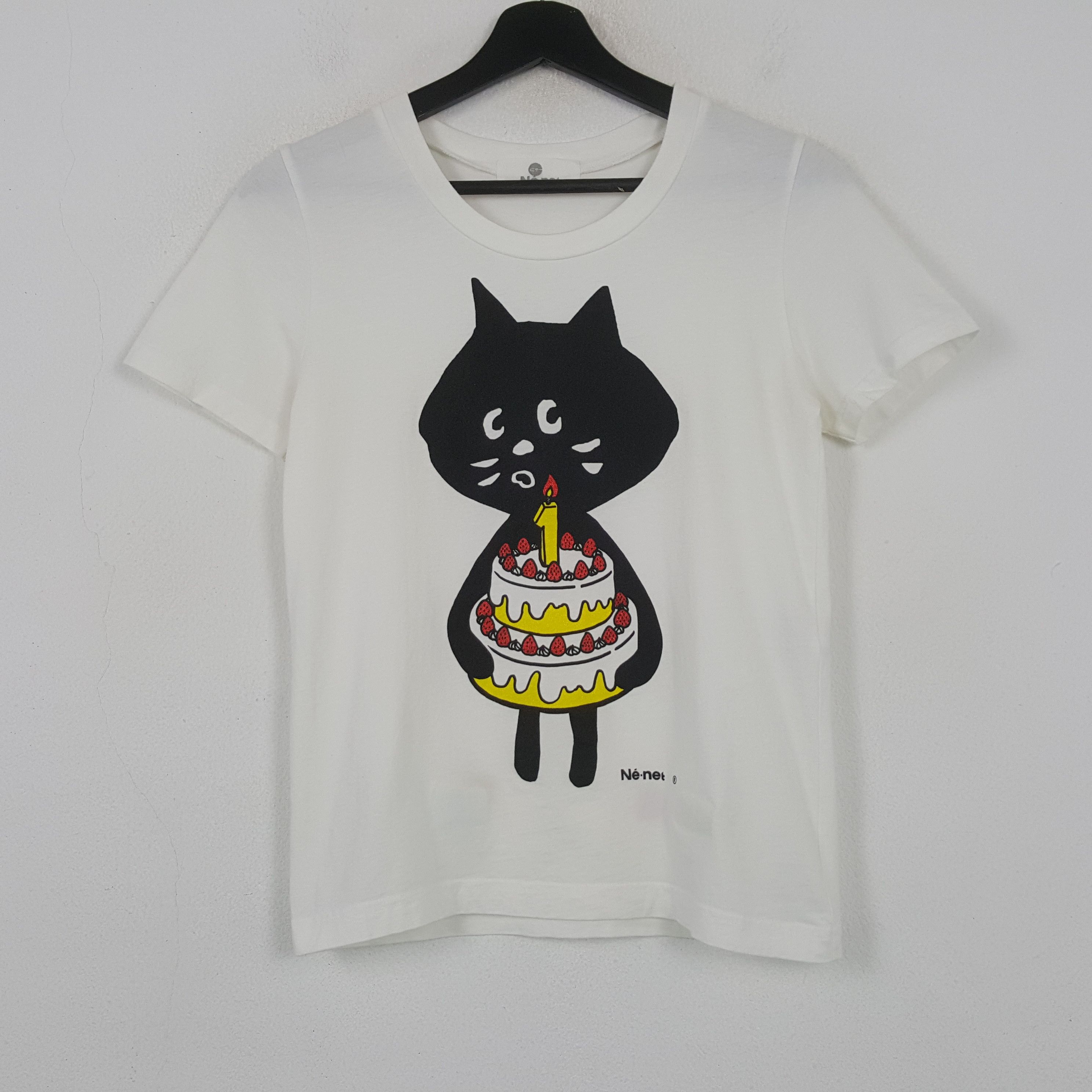 Ne-Net NE-NET by ISSEY MIYAKE Birthday Style Tshirt C294N3 Size US XS / EU 42 / 0 - 1 Thumbnail