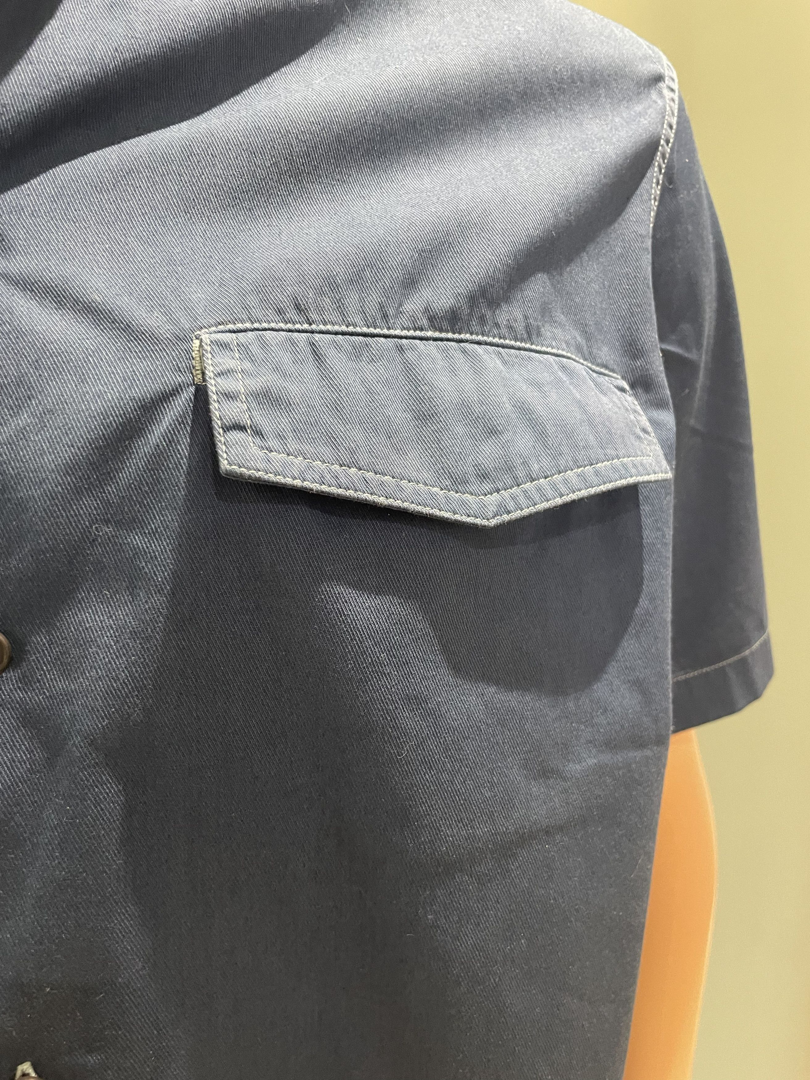 Carhartt Carhartt WIP Short Sleeve Master Shirt - Navy Blue - Size M Size US M / EU 48-50 / 2 - 5 Thumbnail