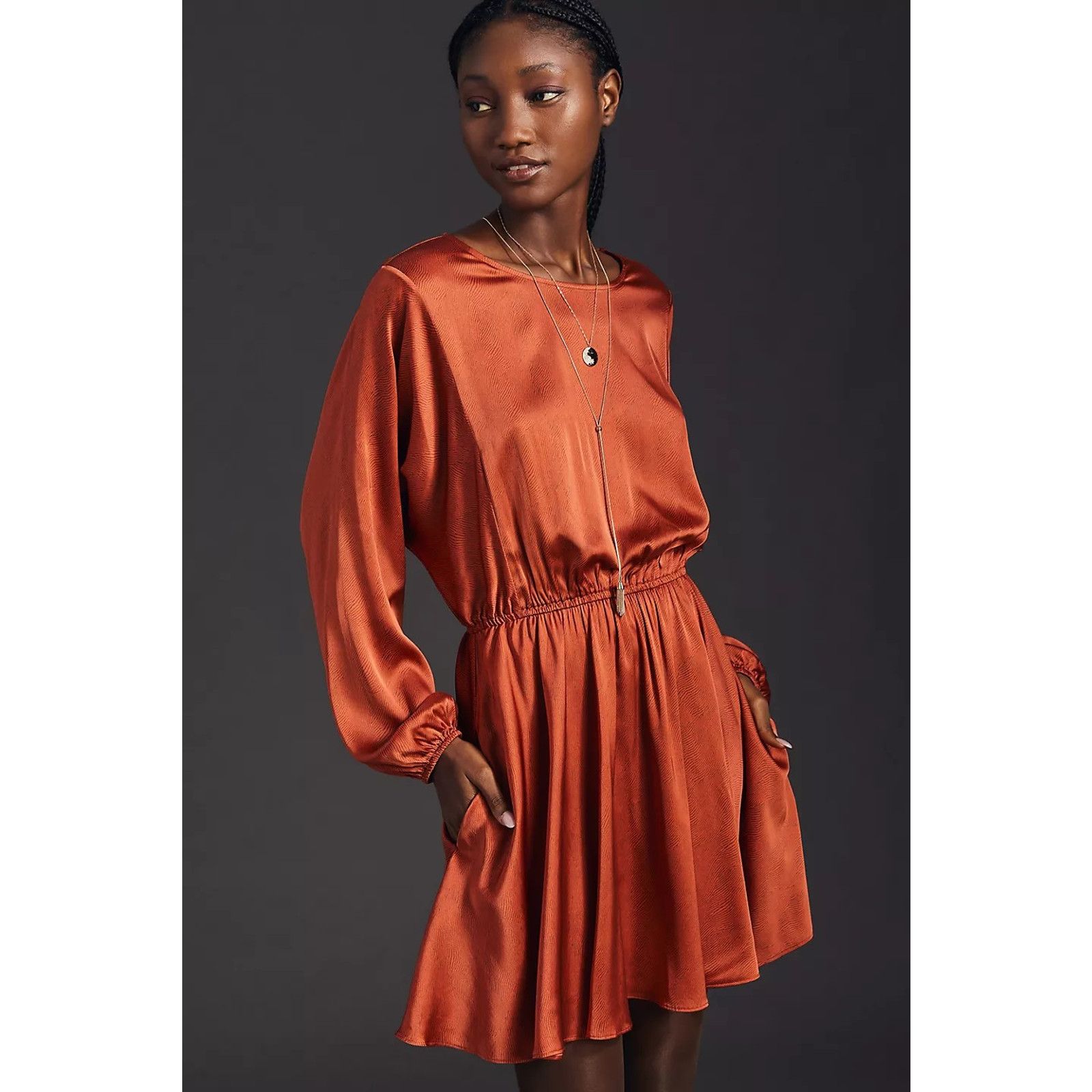 Anthropologie New Anthropologie Caballero Long-Sleeve Dress $180 SMALL Size S / US 4 / IT 40 - 1 Thumbnail