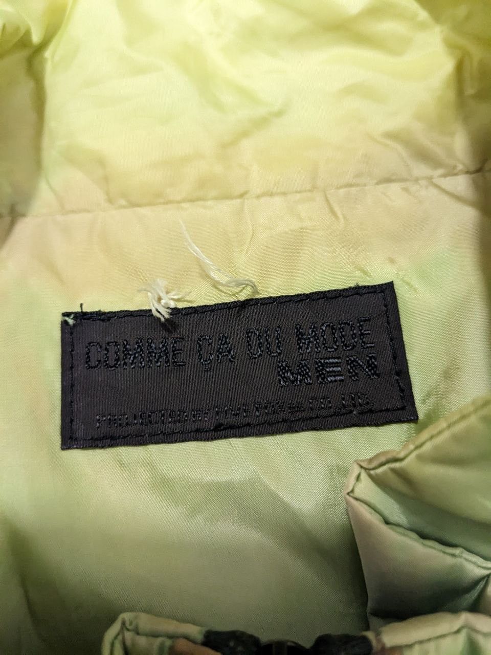 Comme Ca Ism COMMECADU MEN DYED FADED COLOR PATTERN SLEEVELES ZIPPER VEST Size US S / EU 44-46 / 1 - 15 Thumbnail