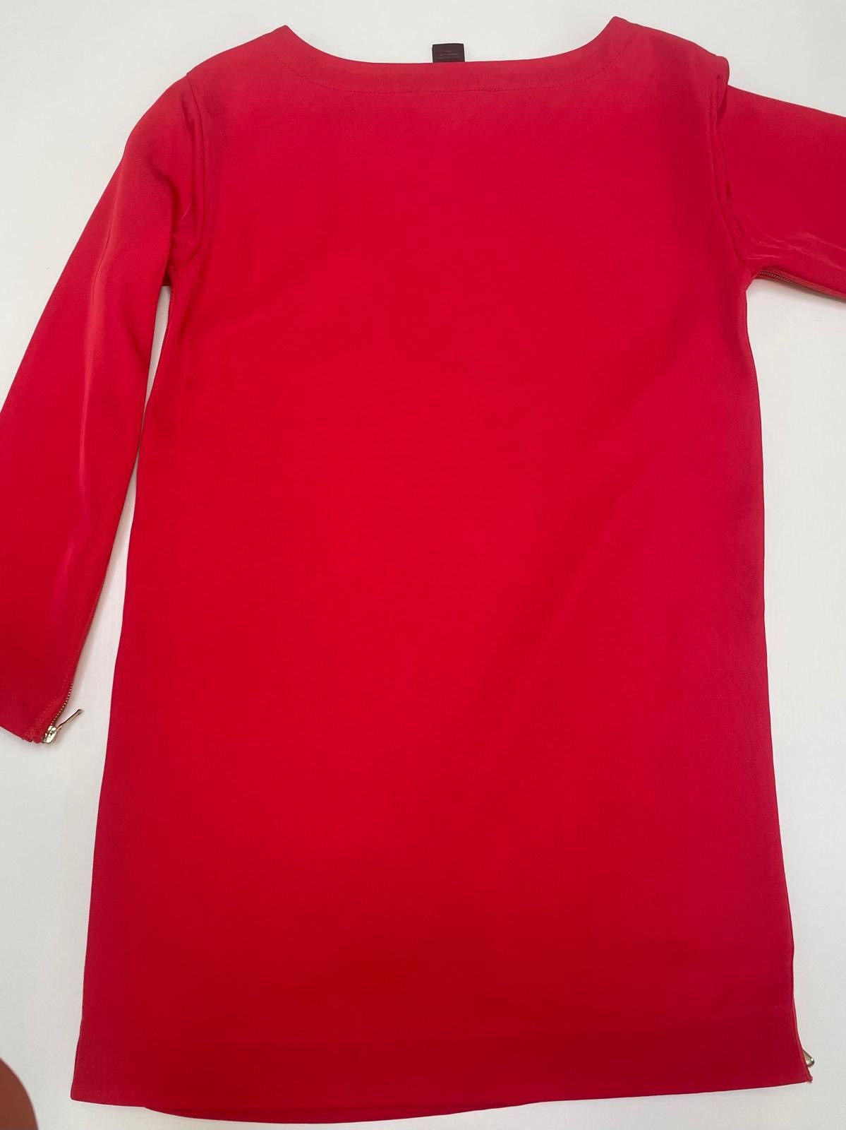 Marc by Marc Jacobs Red mini dress with zipper trim Size S / US 4 / IT 40 - 2 Thumbnail
