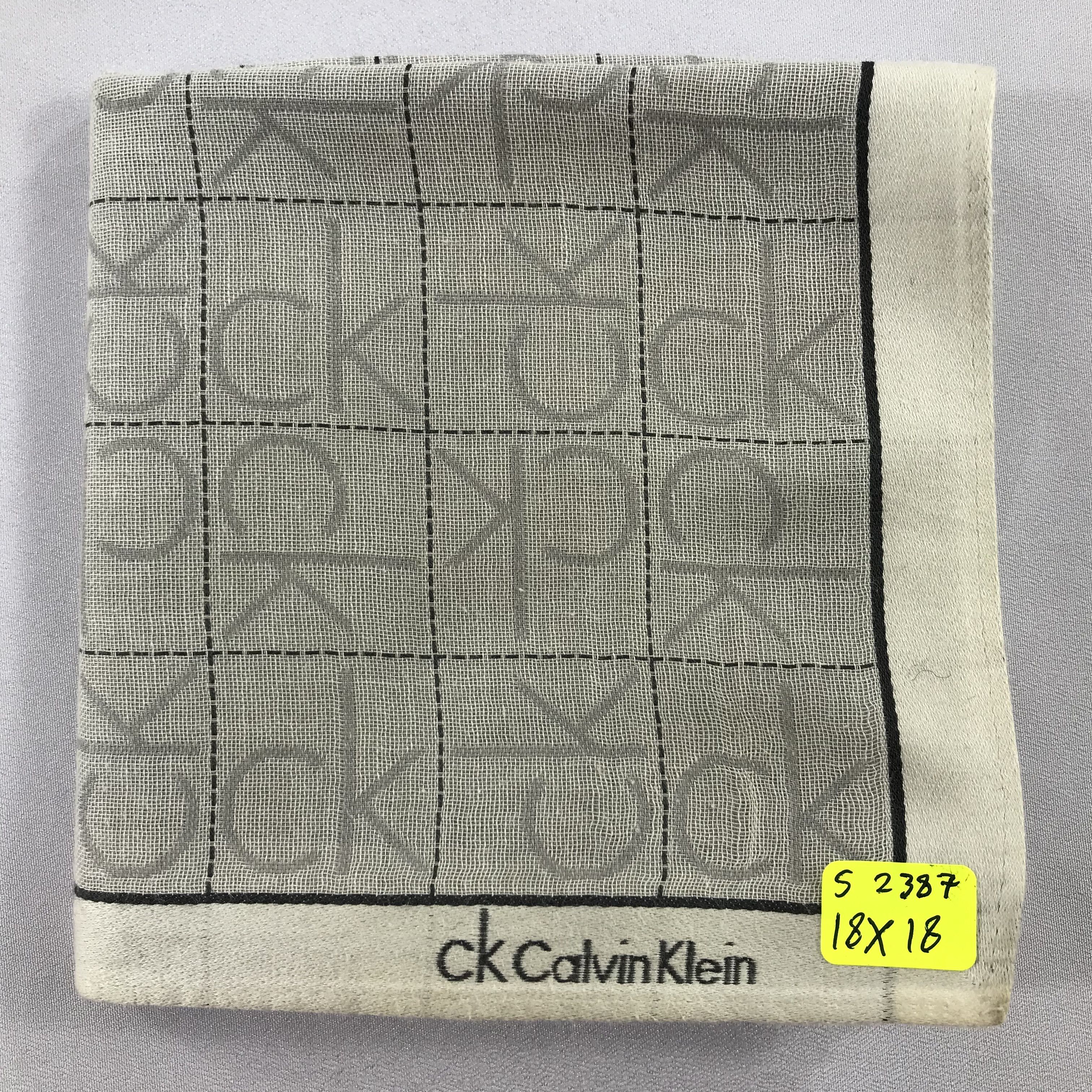 Calvin Klein × Vintage Calvin Klein Bandana / Handkerchief / Neckerchief - S2387 Size ONE SIZE - 5 Thumbnail