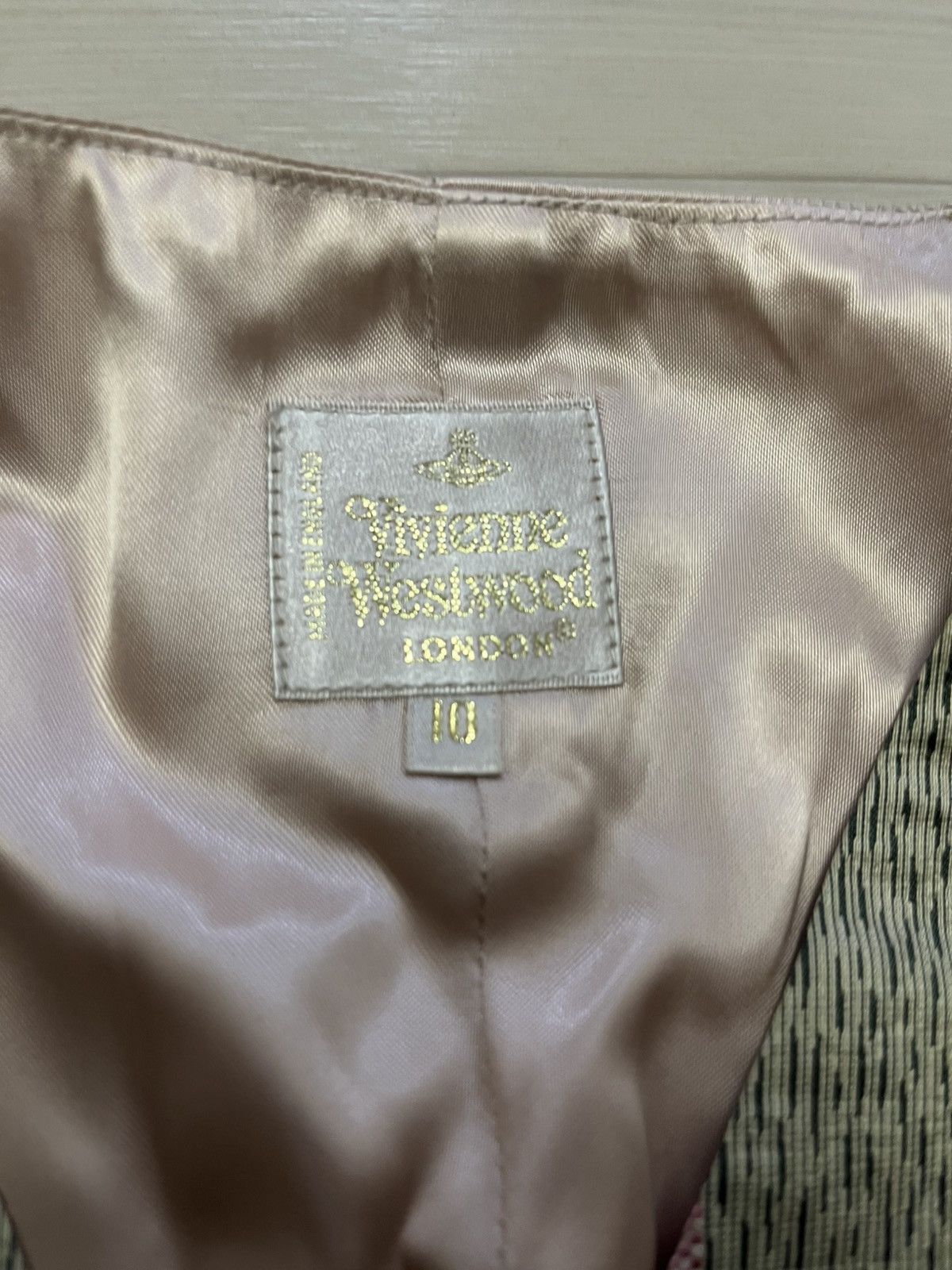 Vivienne Westwood Gold Label 90s Vintage 6 buttons silk waist coat vest jacket Size M / US 6-8 / IT 42-44 - 9 Thumbnail