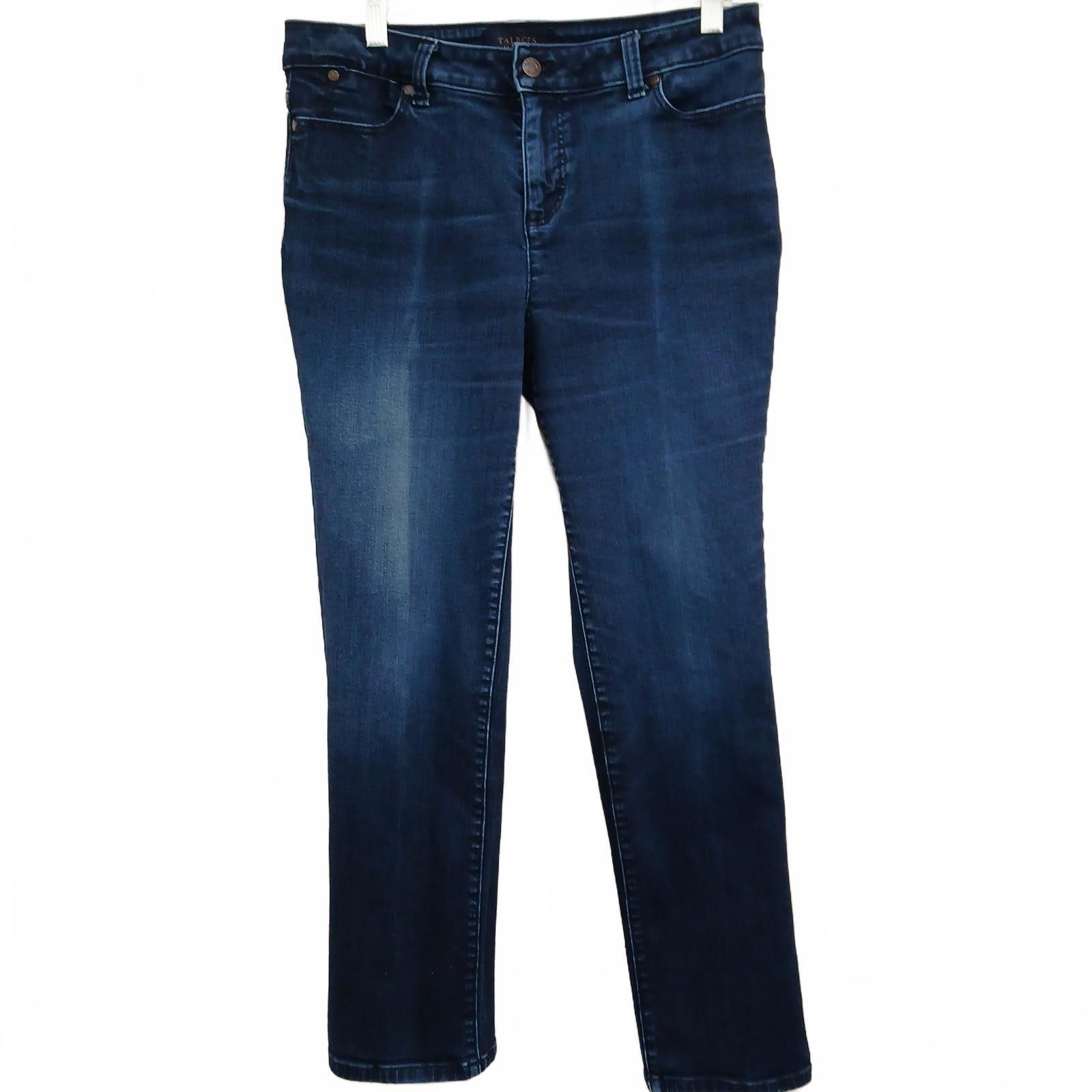 Designer Talbots Heritage Dark Wash Jeans - Petite Size 10P Size 32" / US 10 / IT 46 - 1 Thumbnail