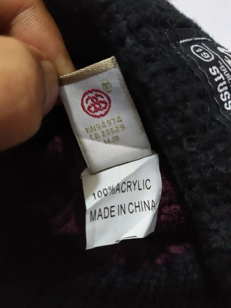 Stussy Stussy two tone colour Beanie Hat Size ONE SIZE - 6 Thumbnail