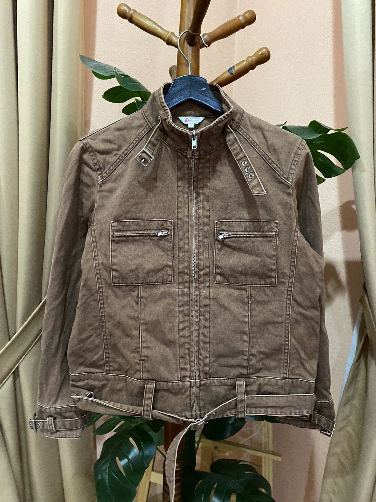 Japanese Brand Tasse Tasse Brown Utility Cotton Jacket Japanese Streetwear Size M / US 6-8 / IT 42-44 - 1 Thumbnail