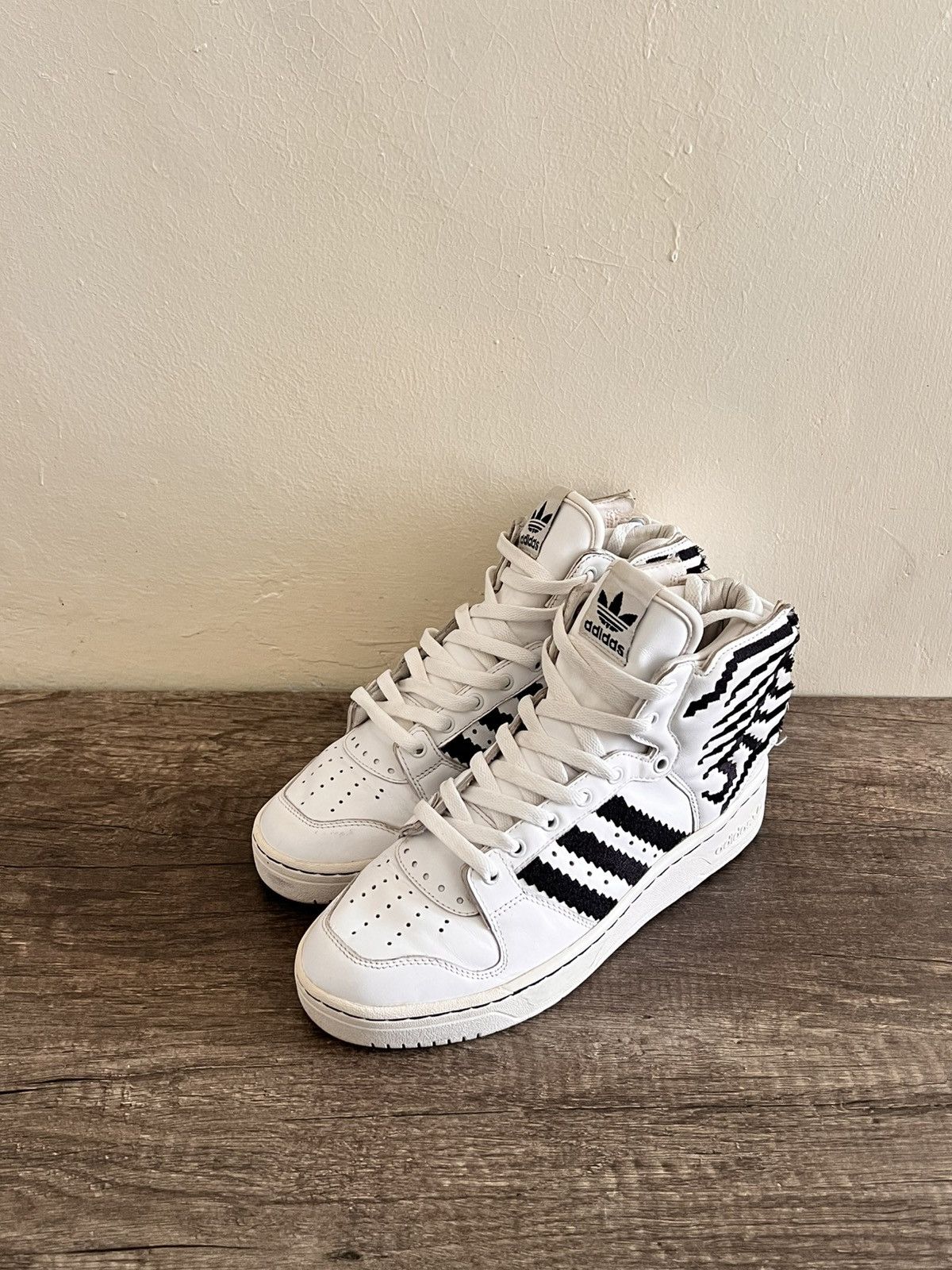 Adidas  Jeremy Scott Adidas Jeremy Scott Pink Dog Poodle Shoes | Grailed