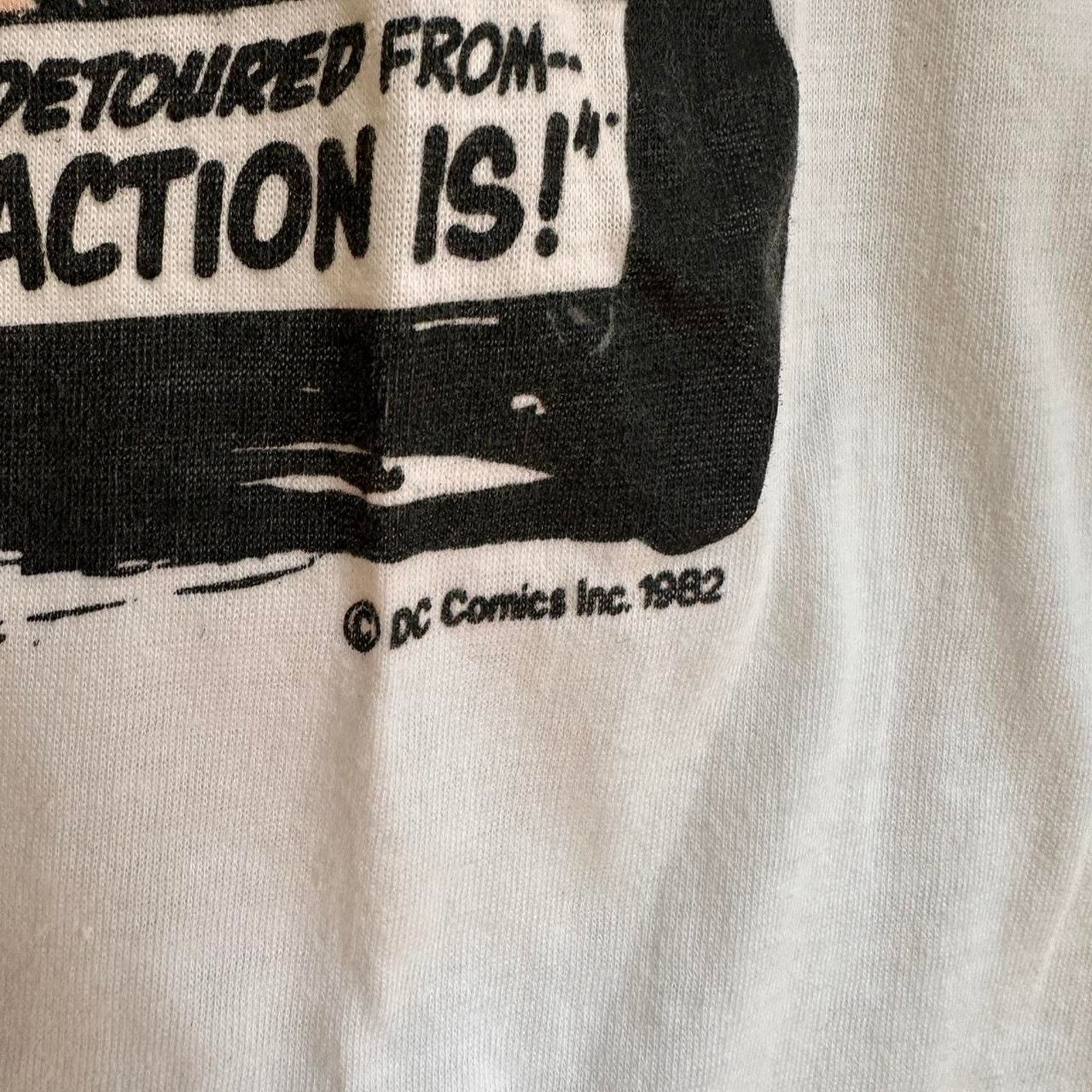 DC Comics × Hanes × Vintage Vintage 1982 DC Girls Love Stories Shirt Size US L / EU 52-54 / 3 - 4 Thumbnail