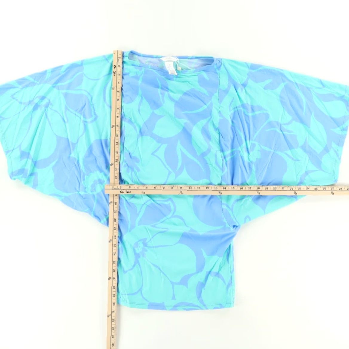 Vintage Sunshine 79 Cover Up Tunic Floral Top Sky Women's XS Shirt Tops Ladies XS Floral Sky 79s 90s Style Size XS / US 0-2 / IT 36-38 - 3 Thumbnail