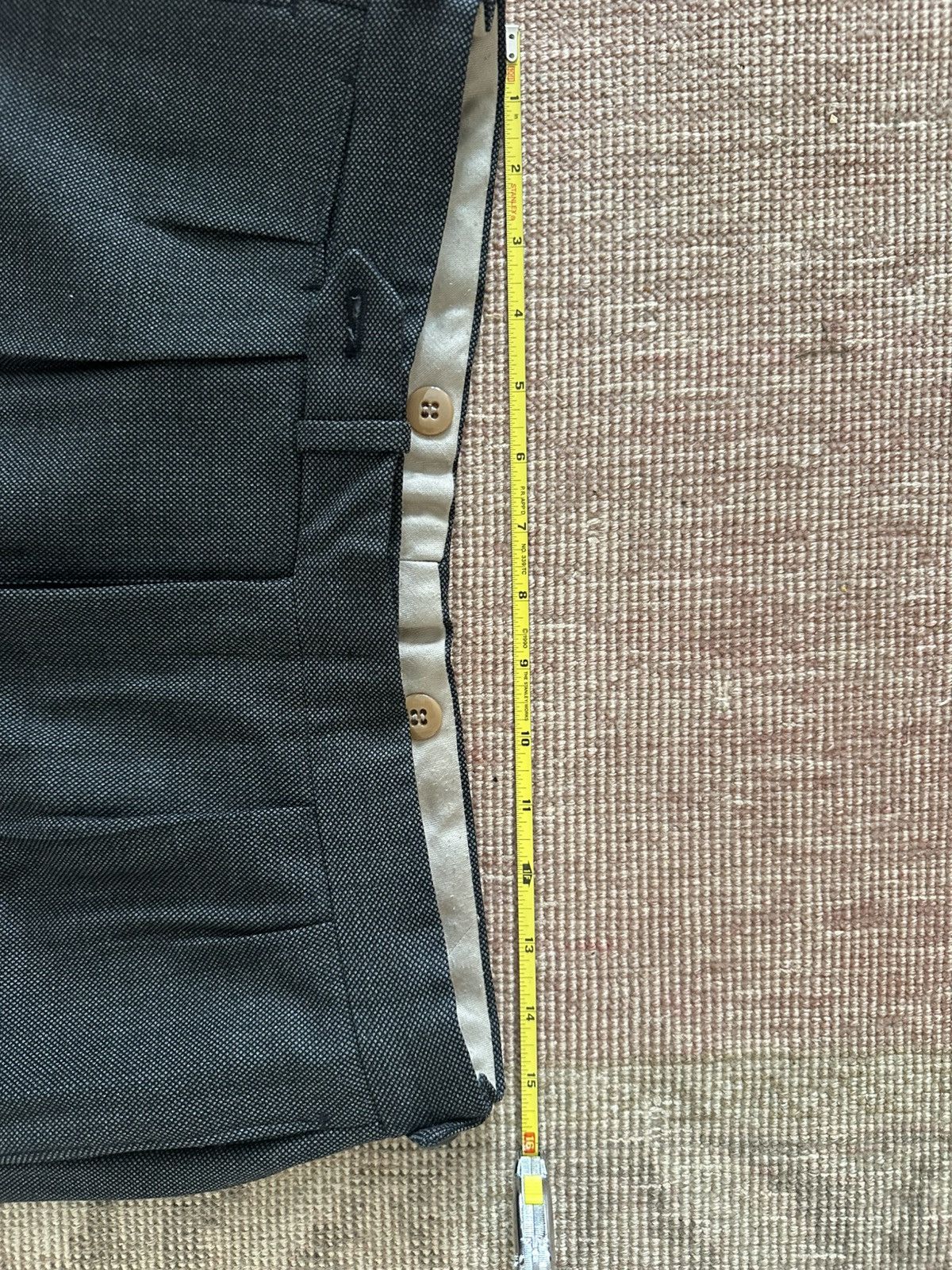 Paul Stuart Paul Stuart Grey Birdseye Wool Suit | 38R / 32W Size 38R - 6 Thumbnail