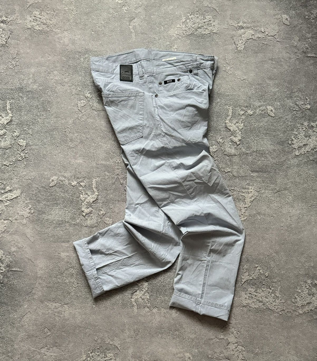 Hugo Boss Hugo boss 32/32 striped chino pant trouser Jean Size US 32 / EU 48 - 1 Thumbnail