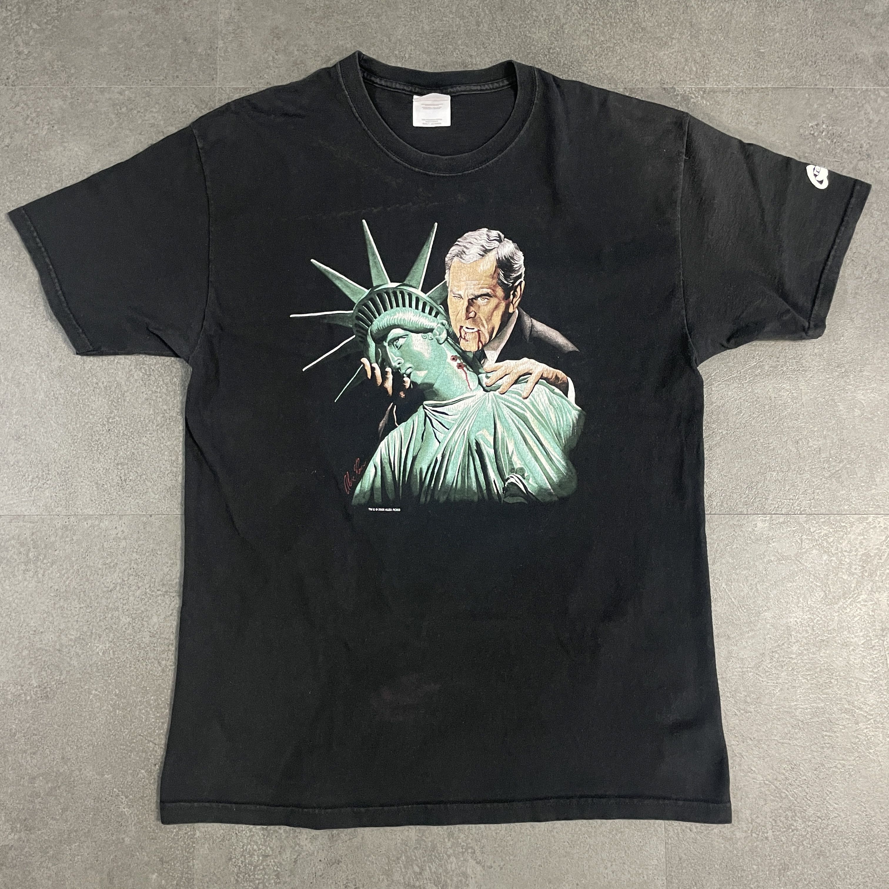 Vintage Vintage 2005 Vampire George Bush by Alex Ross Size US L / EU 52-54 / 3 - 1 Thumbnail